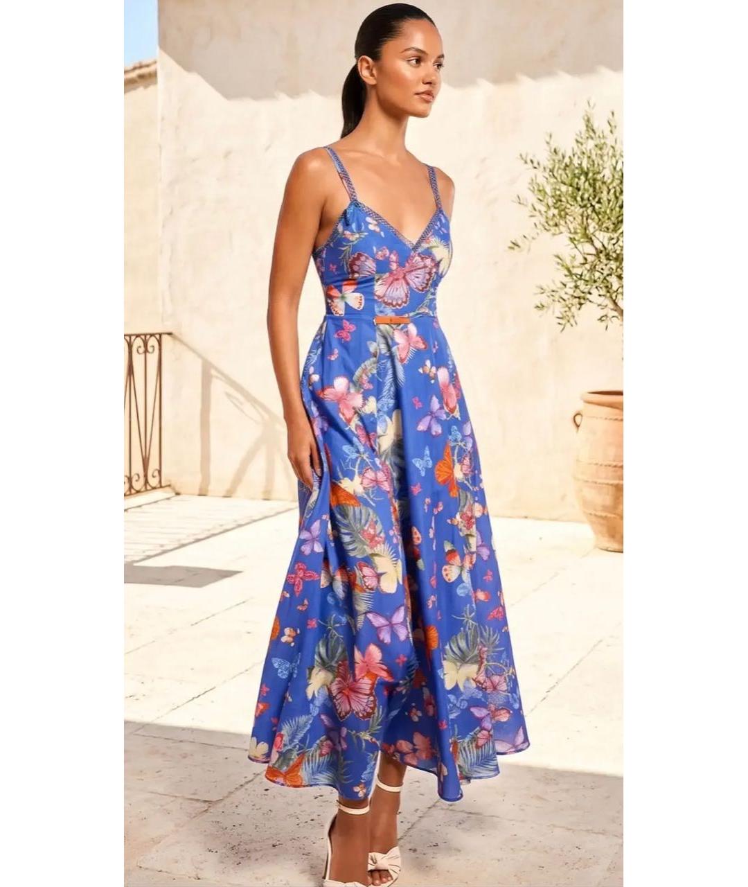 CHARO RUIZ Мульти хлопковое повседневное платье, фото 2