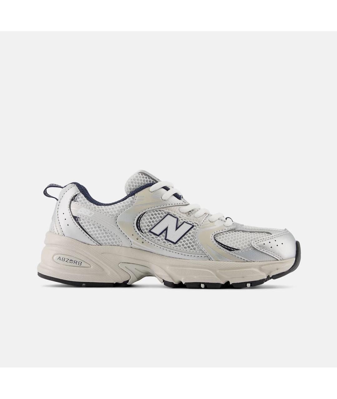 NEW BALANCE Белые кожаные кроссовки, фото 8