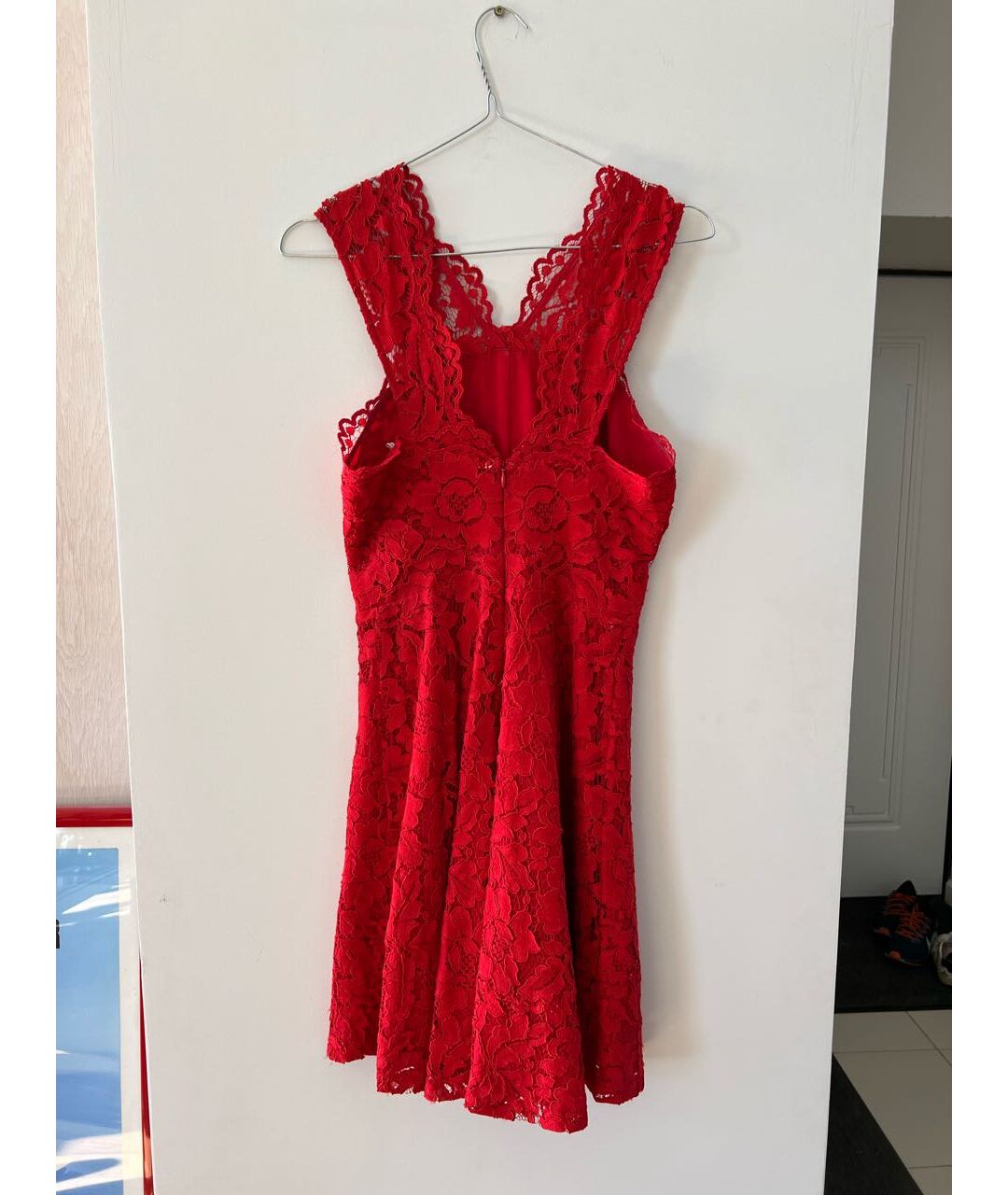 MAJE Красное коктейльное платье, фото 2