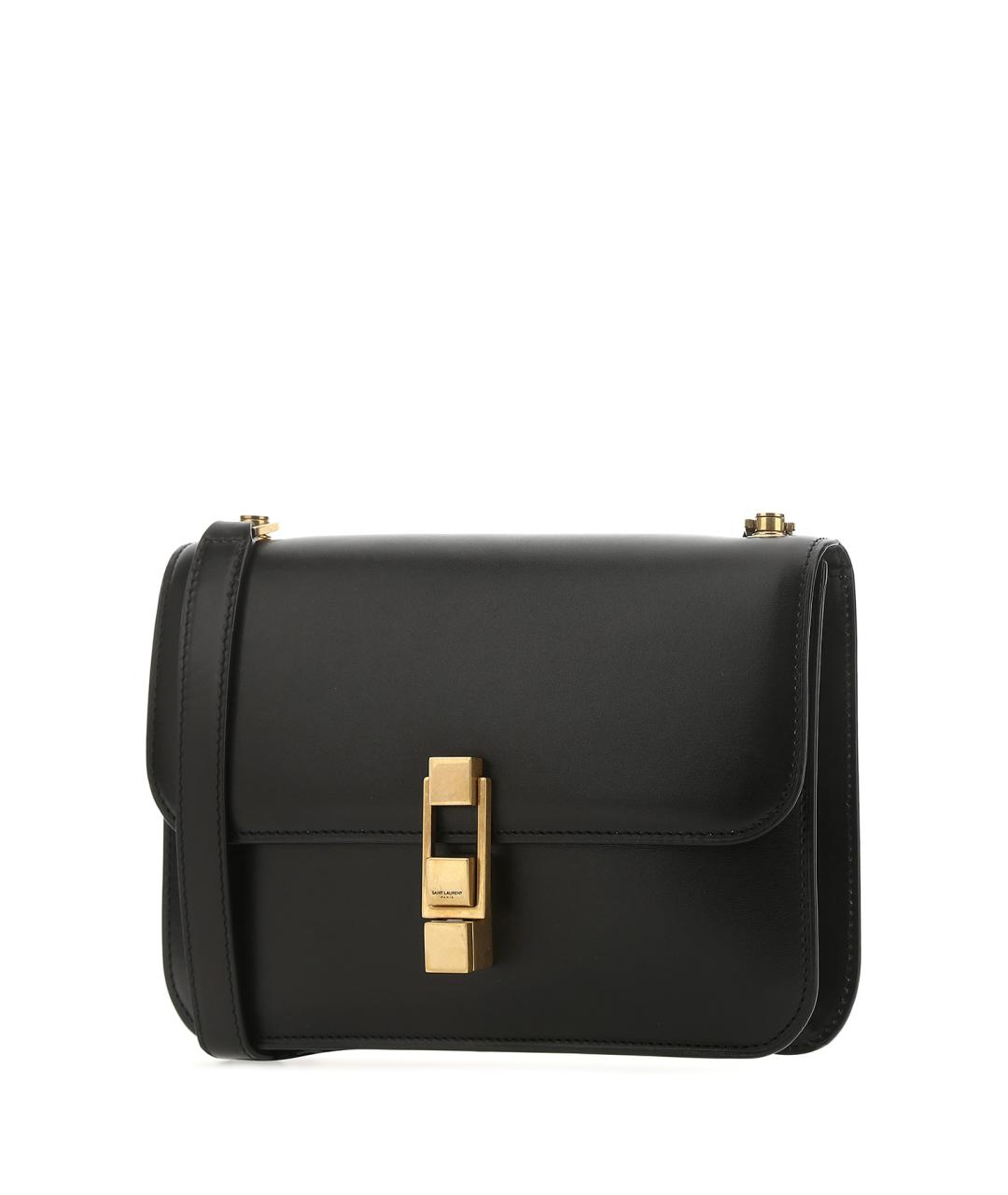 SAINT LAURENT Темно-синяя кожаная сумка через плечо, фото 2