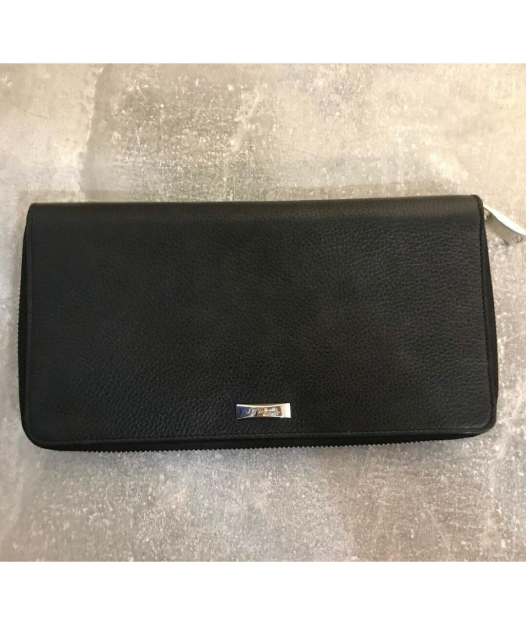 DUPONT Черный кожаный кошелек, фото 6