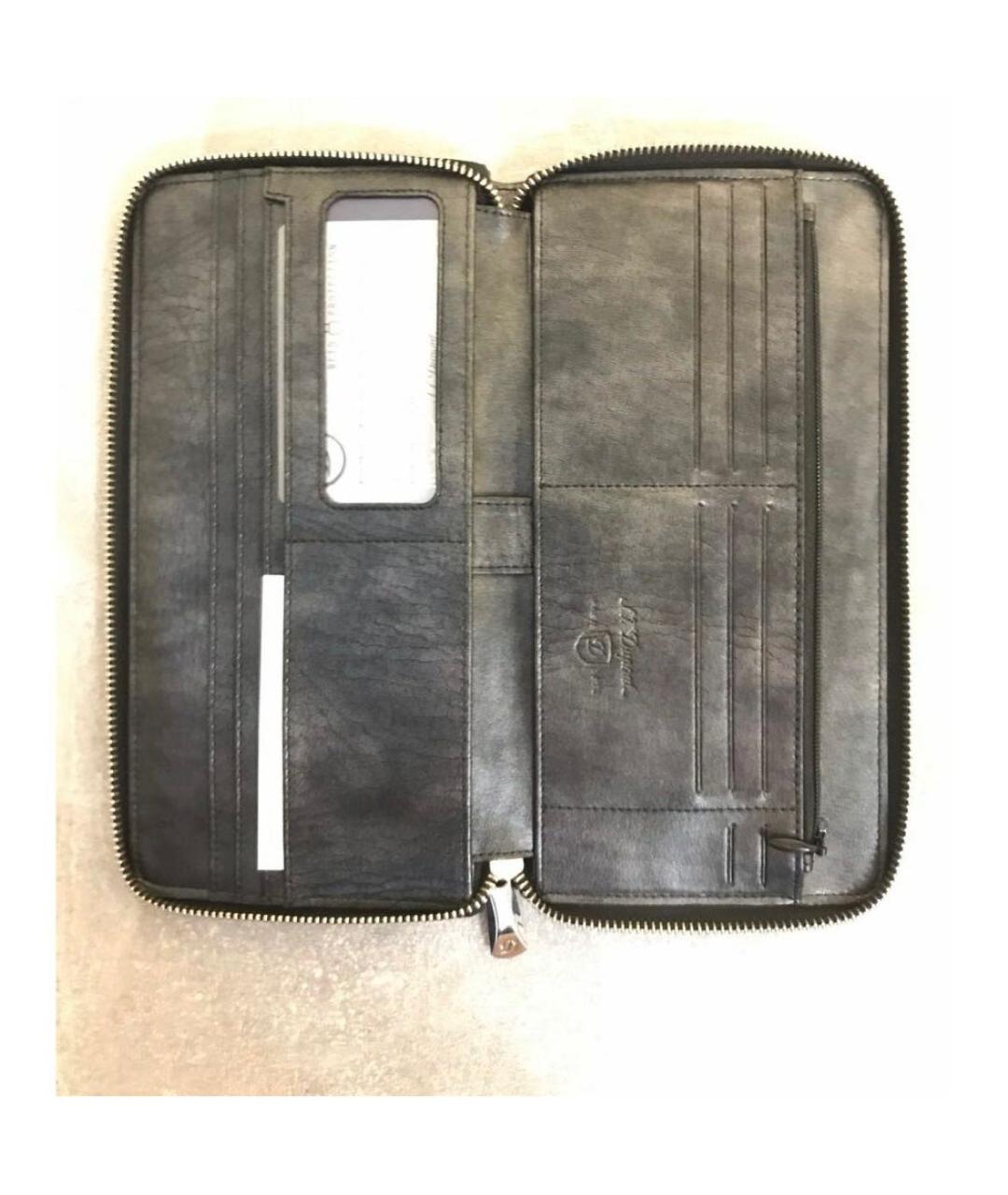 DUPONT Черный кожаный кошелек, фото 5
