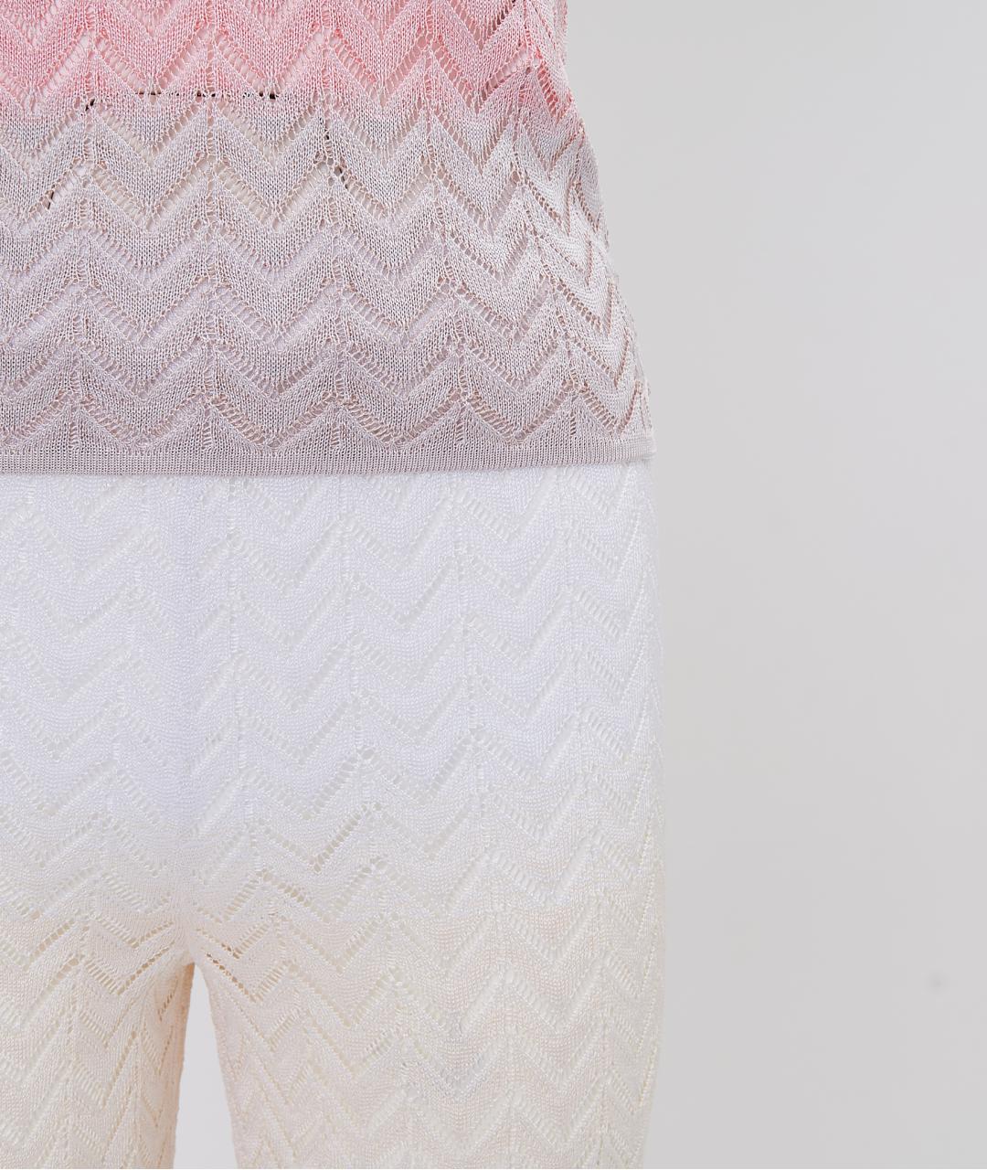 MISSONI Розовый вискозный костюм с брюками, фото 3