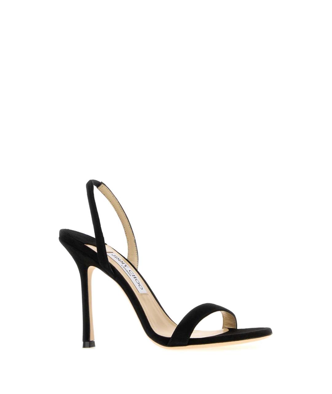 JIMMY CHOO Черные замшевые босоножки, фото 2