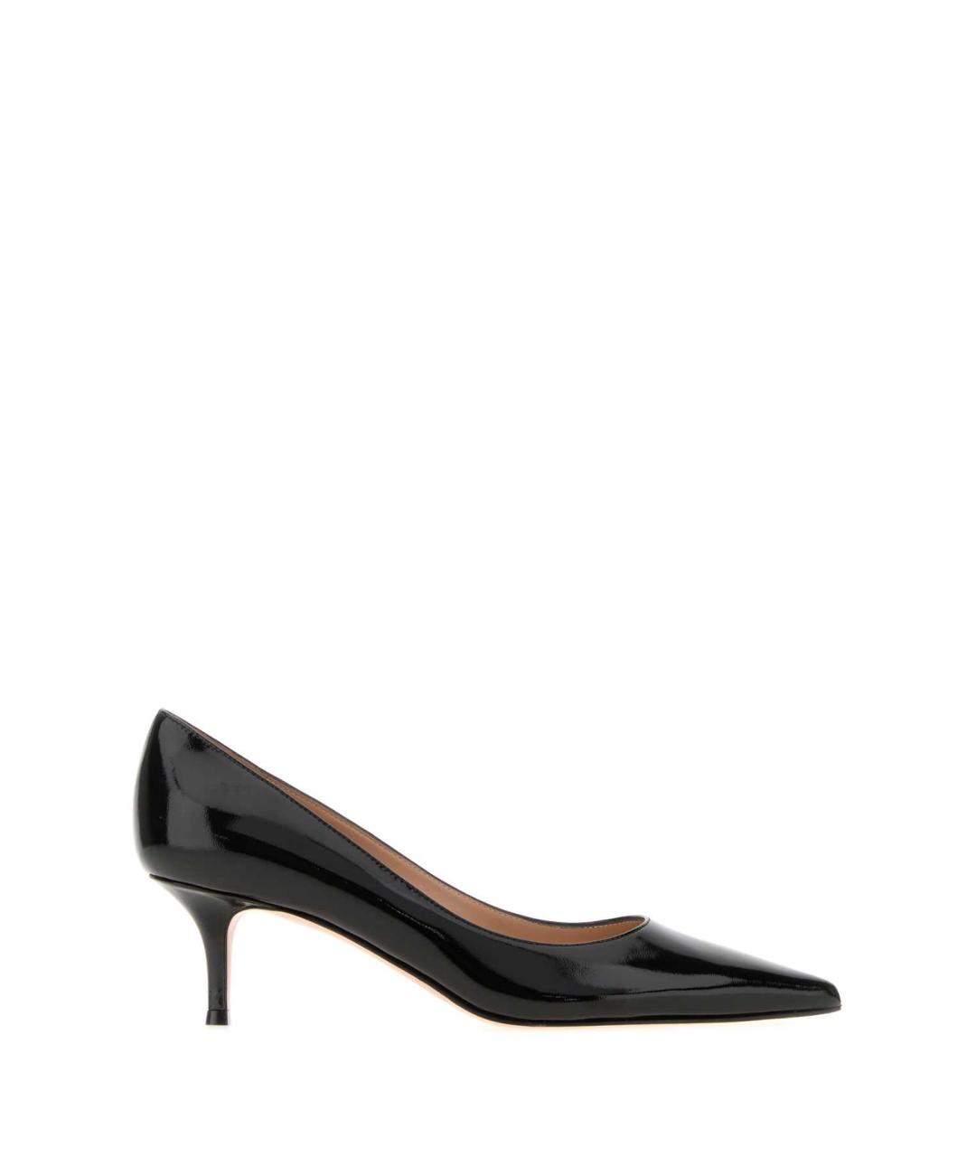 GIANVITO ROSSI Черные кожаные туфли, фото 1