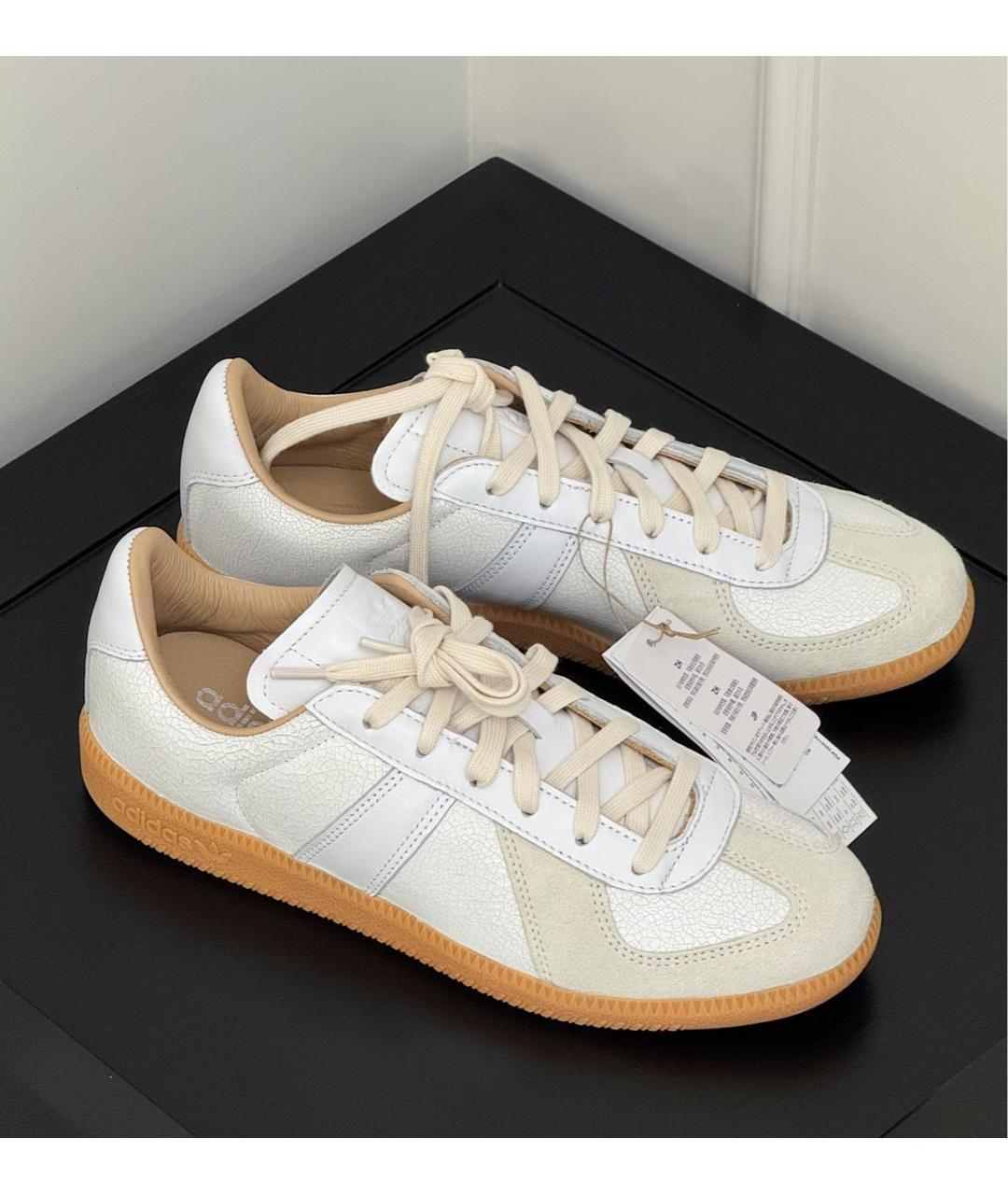 ADIDAS Белые кожаные кеды, фото 3