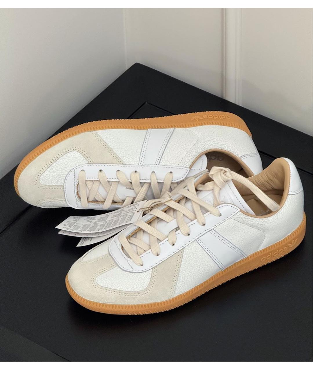 ADIDAS Белые кожаные кеды, фото 5