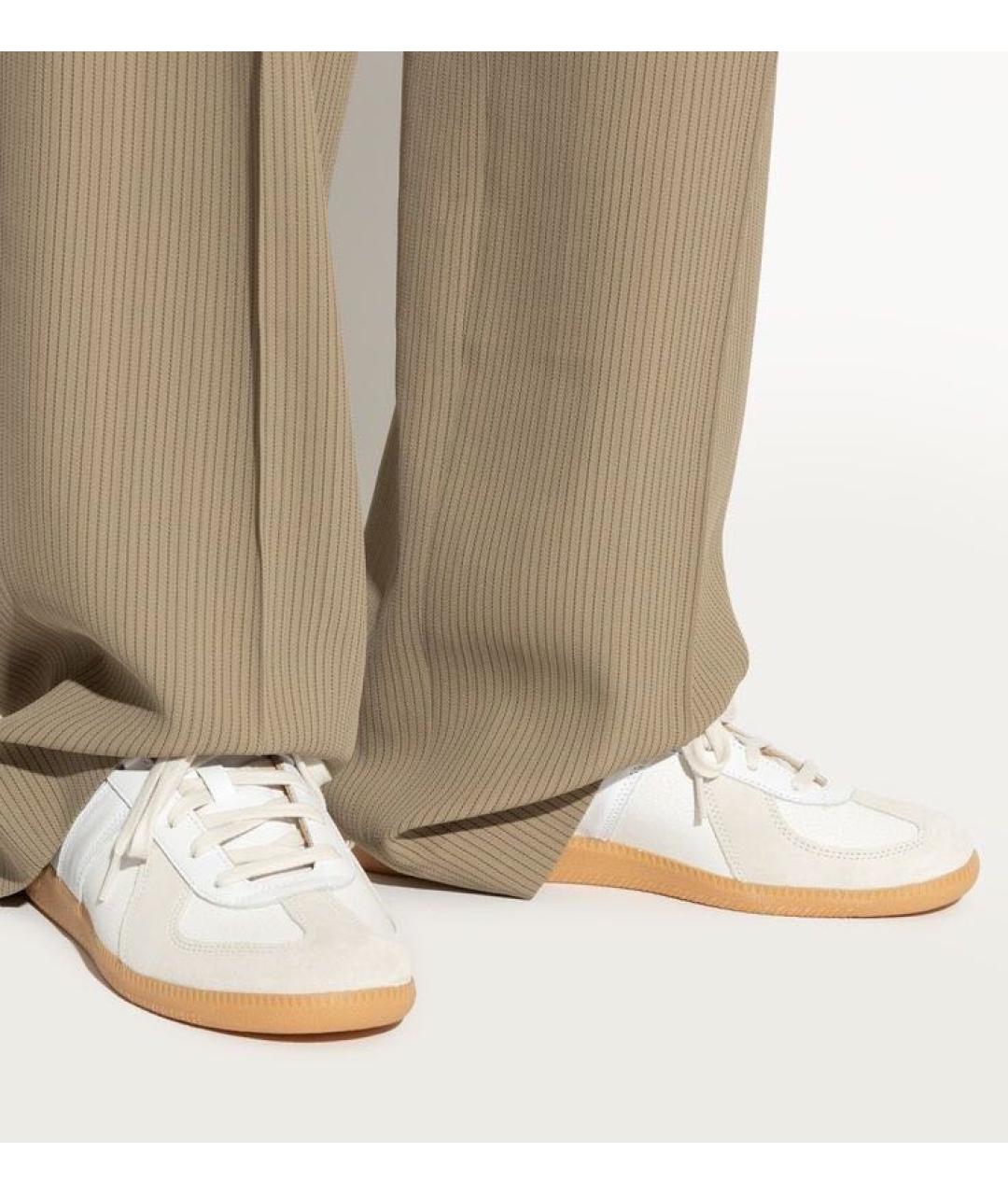 ADIDAS Белые кожаные кеды, фото 2