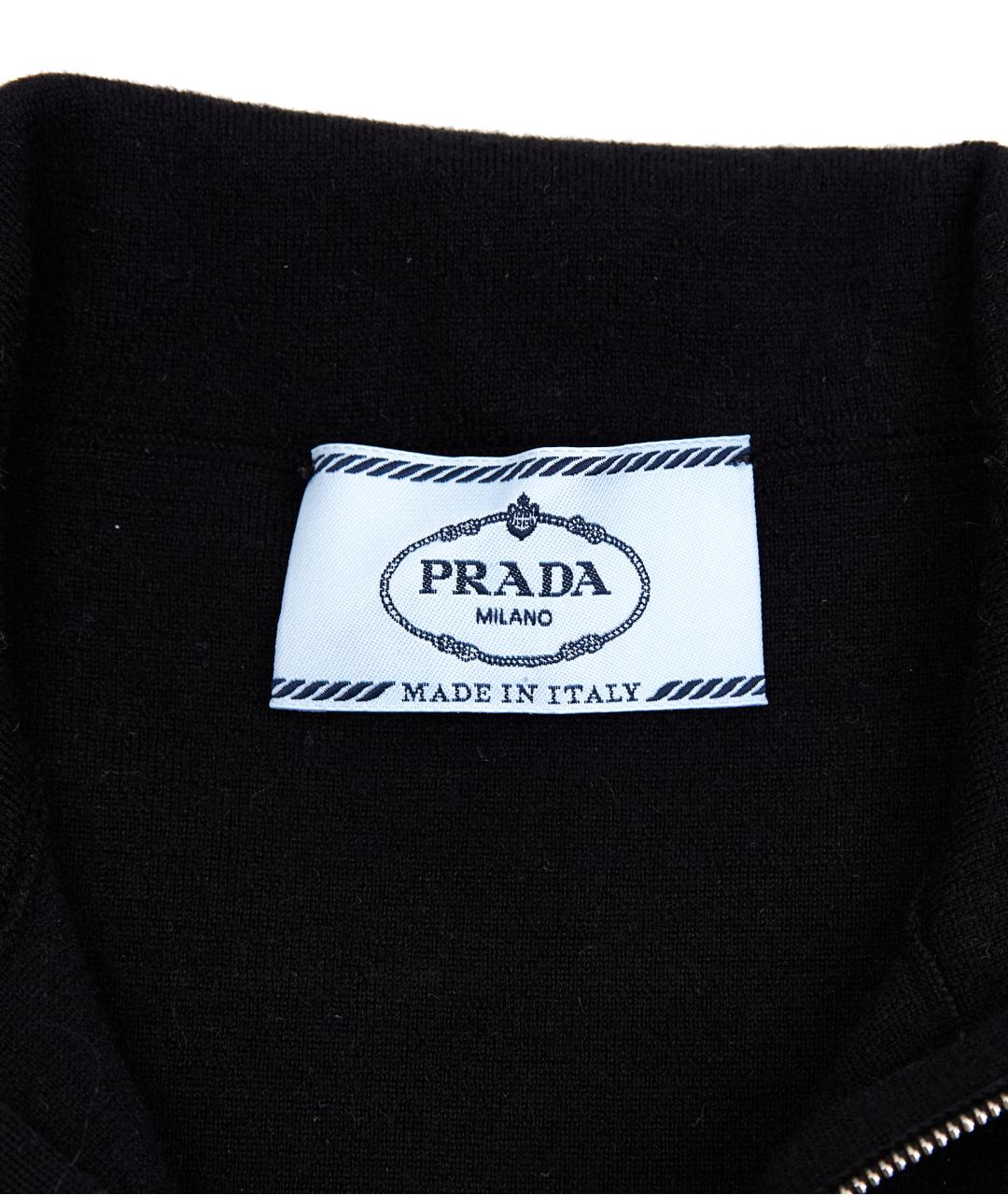 PRADA Черный вискозный джемпер / свитер, фото 3