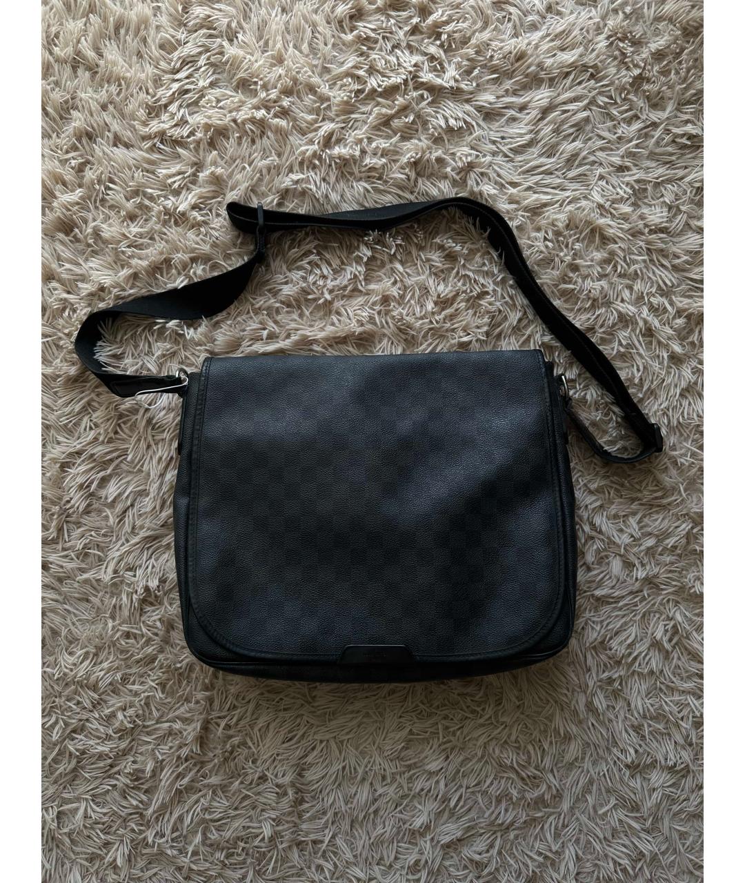 LOUIS VUITTON Черная сумка на плечо, фото 7