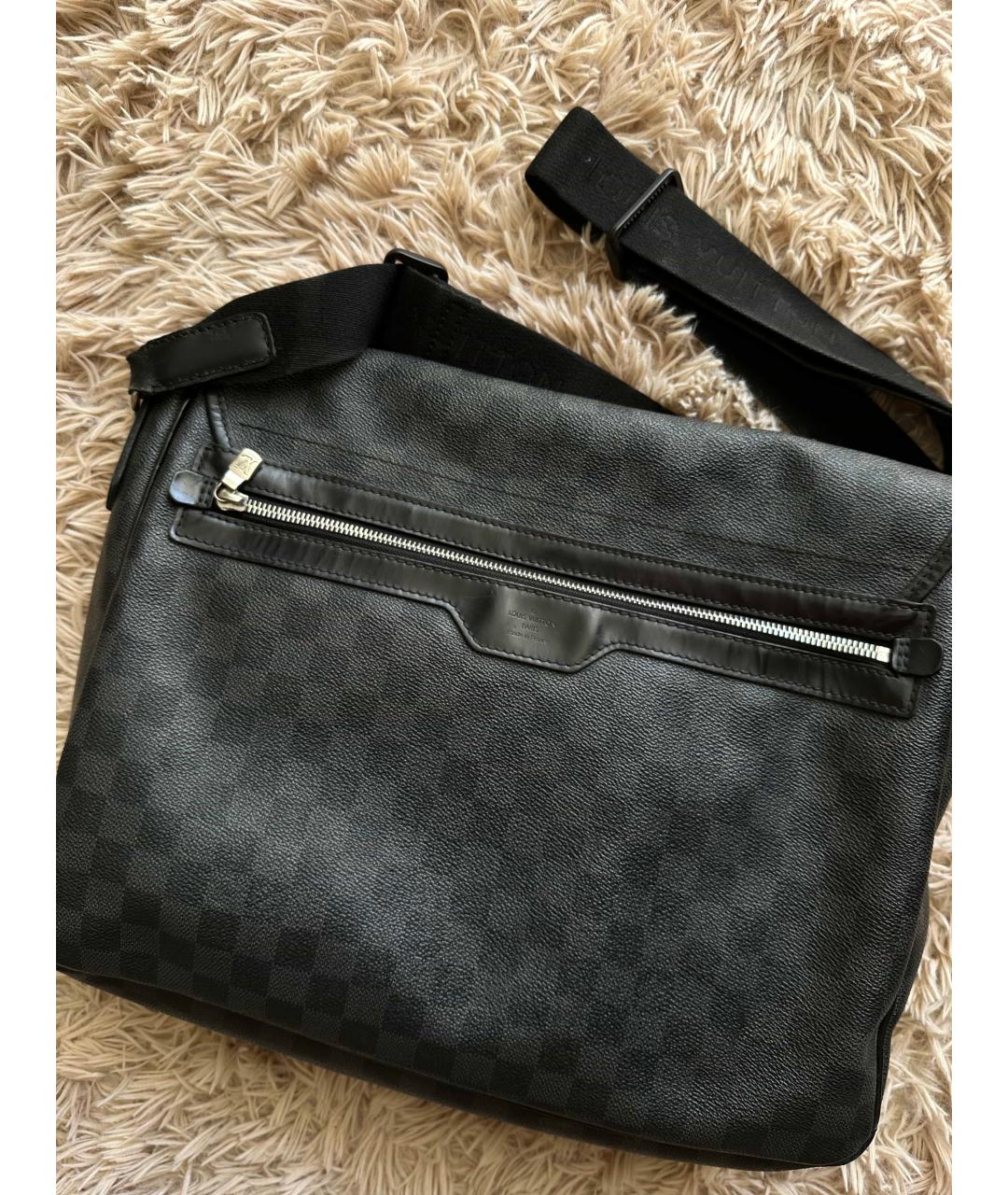 LOUIS VUITTON Черная сумка на плечо, фото 4