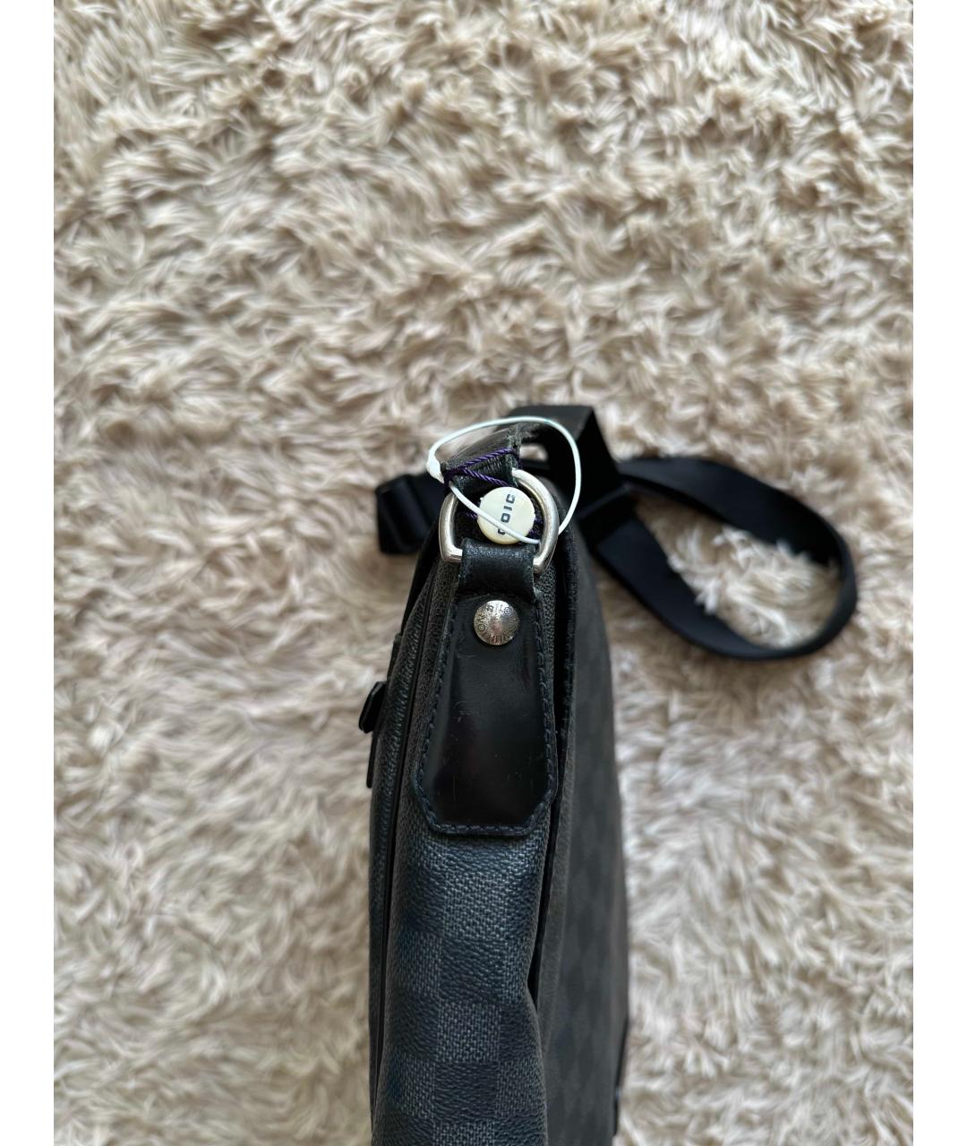 LOUIS VUITTON Черная сумка на плечо, фото 5