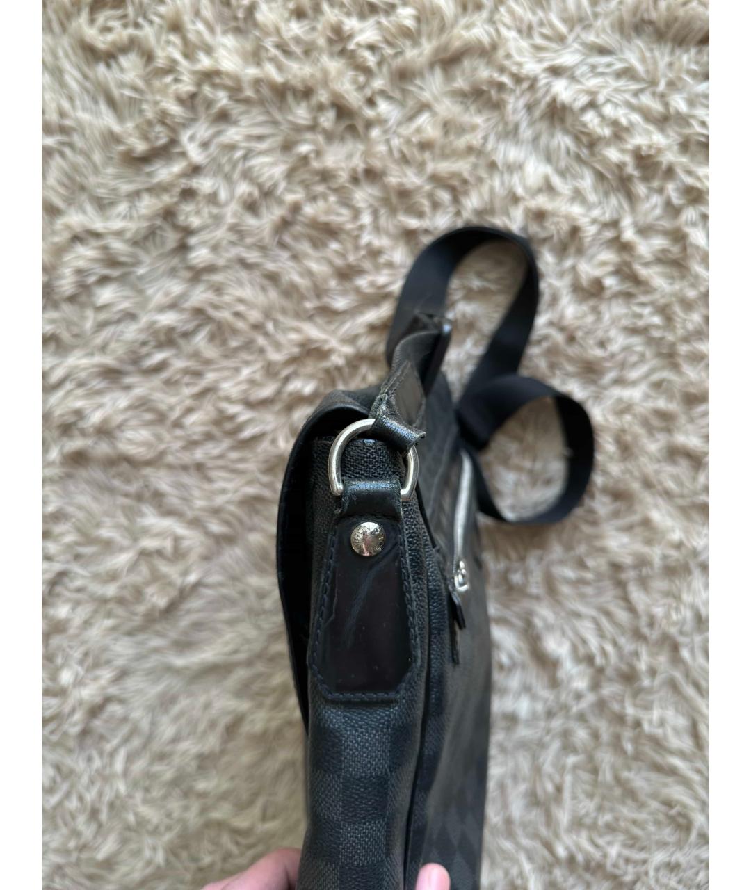 LOUIS VUITTON Черная сумка на плечо, фото 6