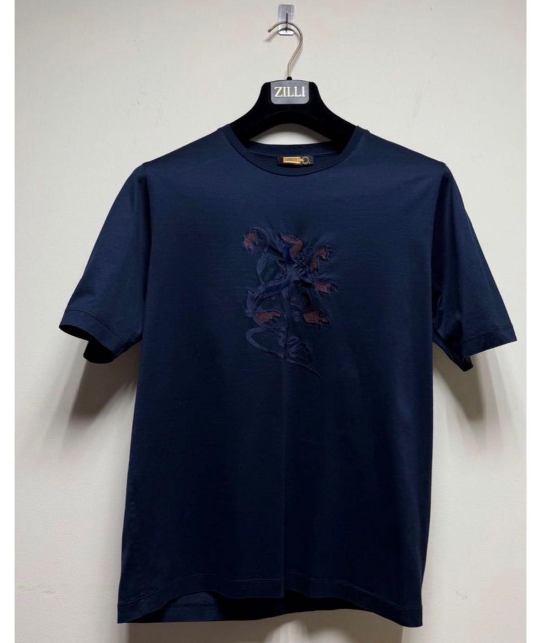 ZILLI Хлопковая футболка, фото 7