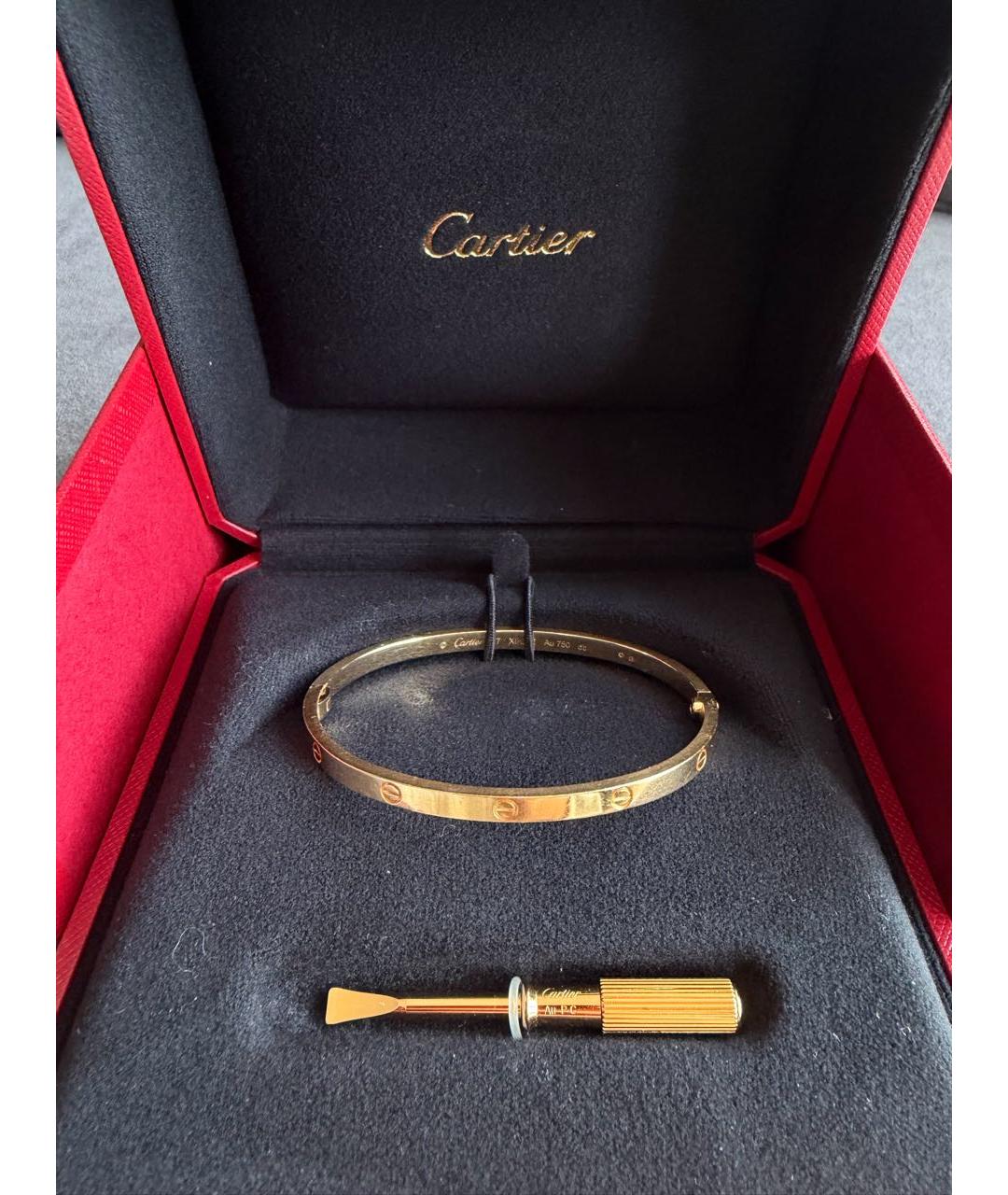 CARTIER Золотой браслет из желтого золота, фото 3