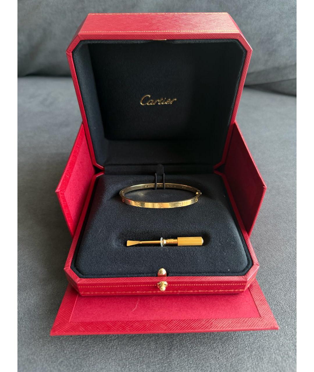 CARTIER Золотой браслет из желтого золота, фото 5