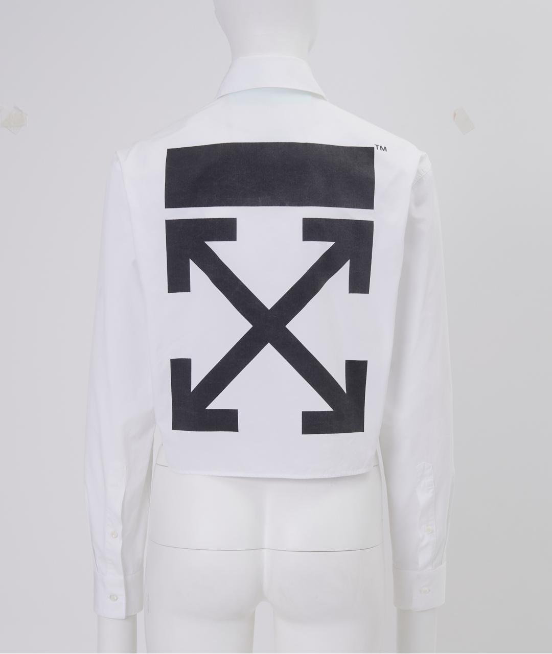 OFF-WHITE Белая хлопковая рубашка, фото 2