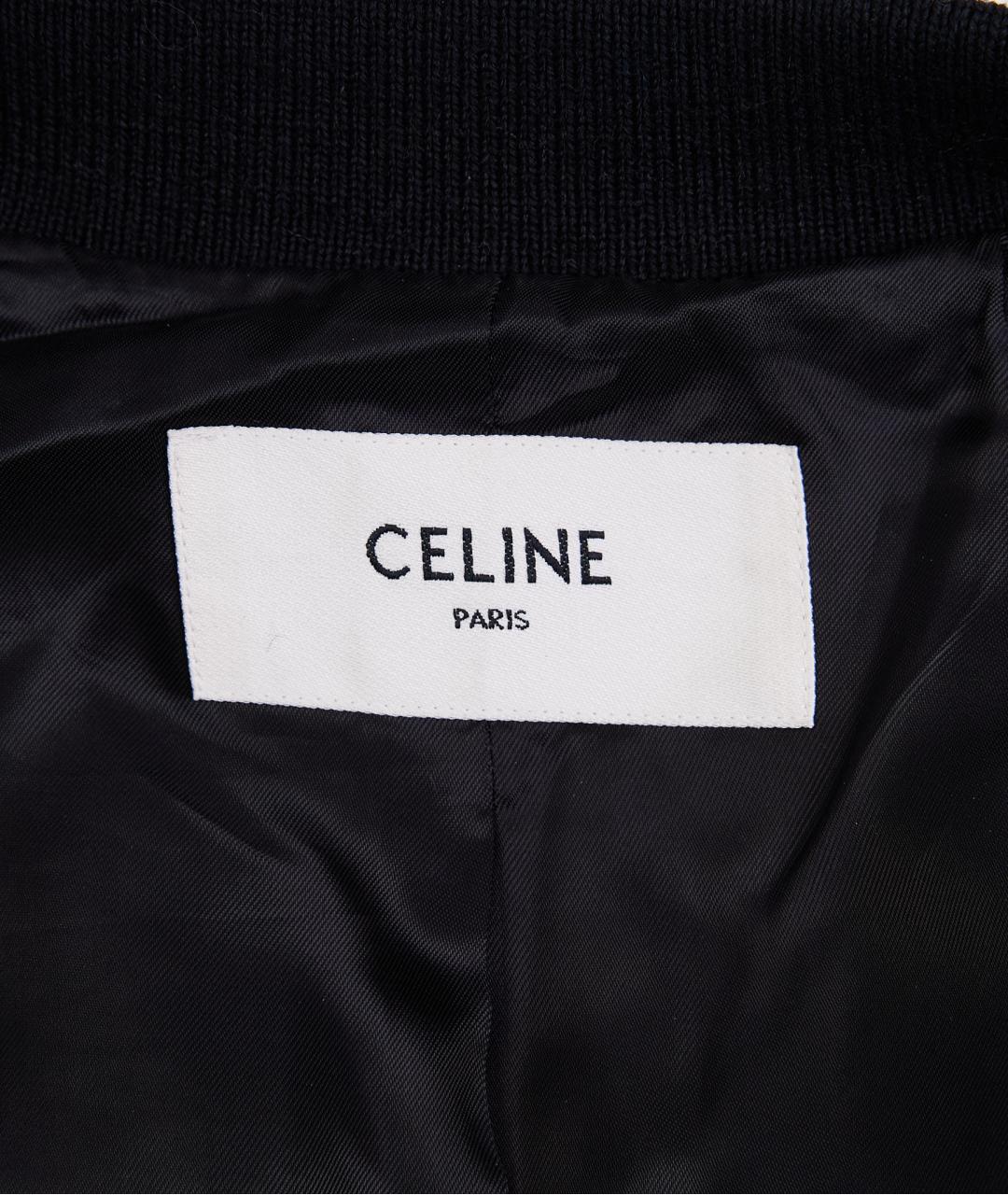 CELINE Синяя шерстяная куртка, фото 3