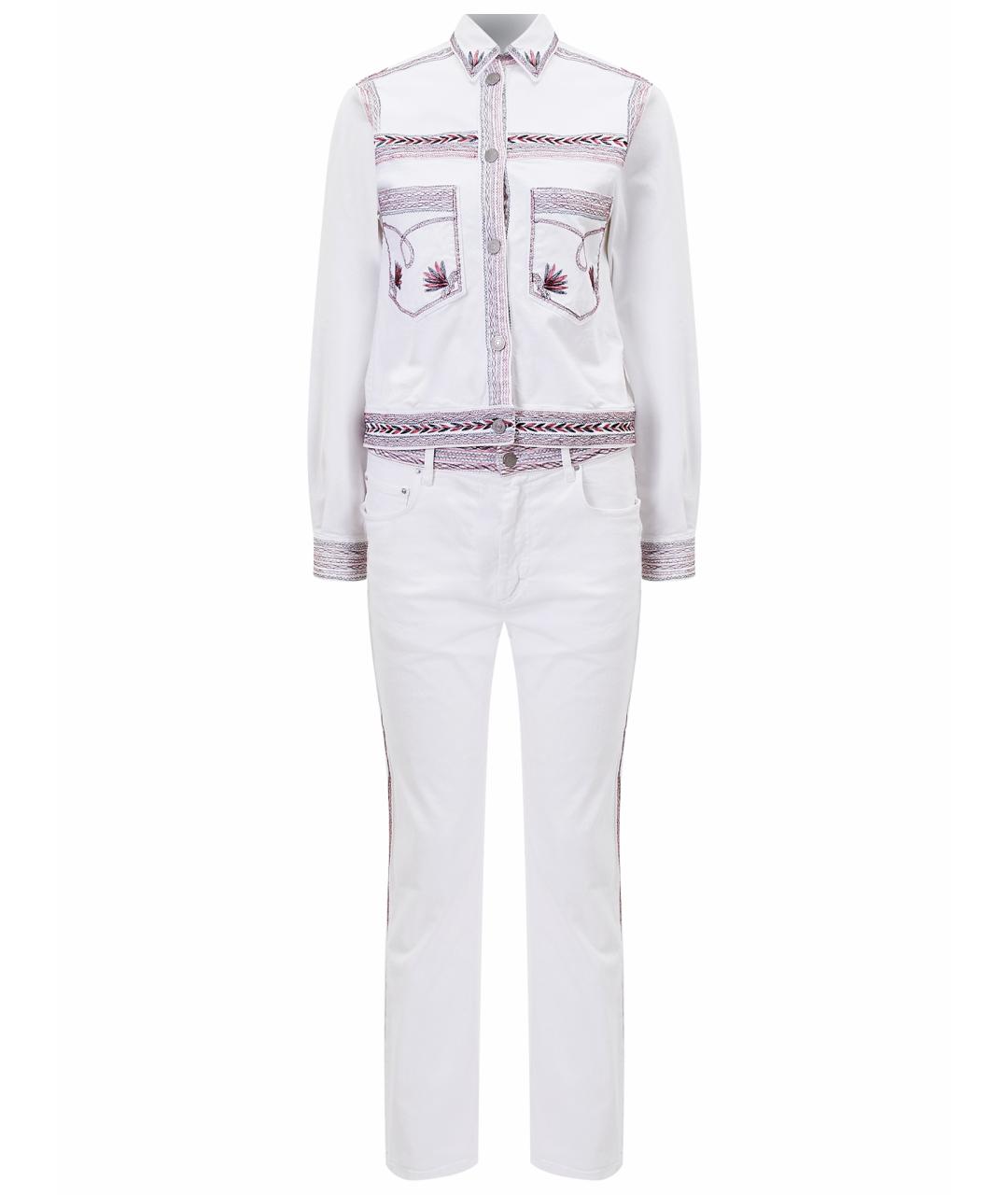 ISABEL MARANT Белый хлопковый костюм с брюками, фото 1