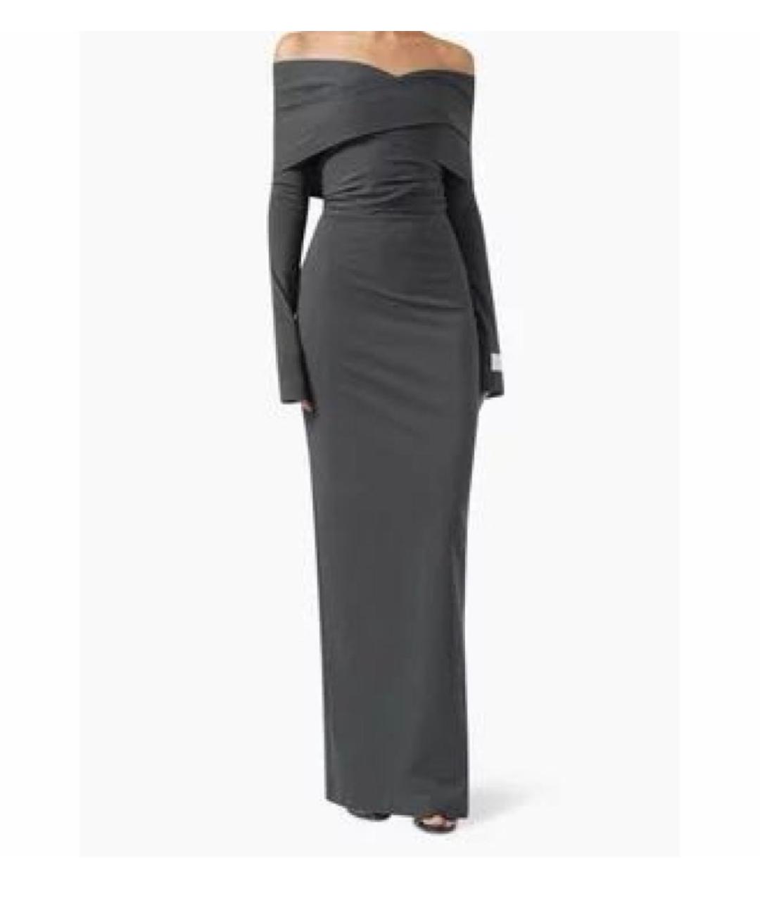 DOLCE&GABBANA Антрацитовое вечернее платье, фото 4