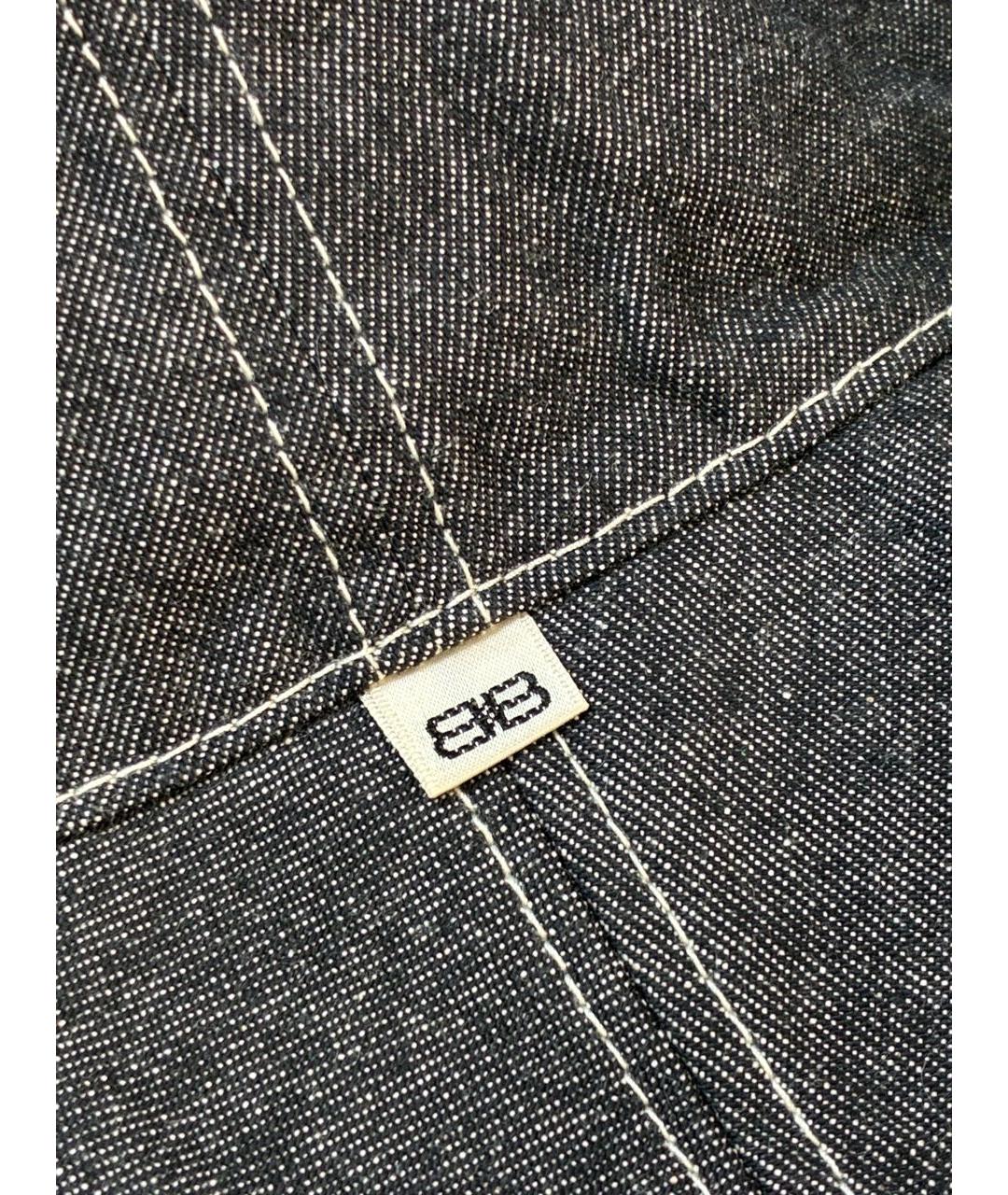 BALENCIAGA Темно-синяя кепка/бейсболка, фото 4