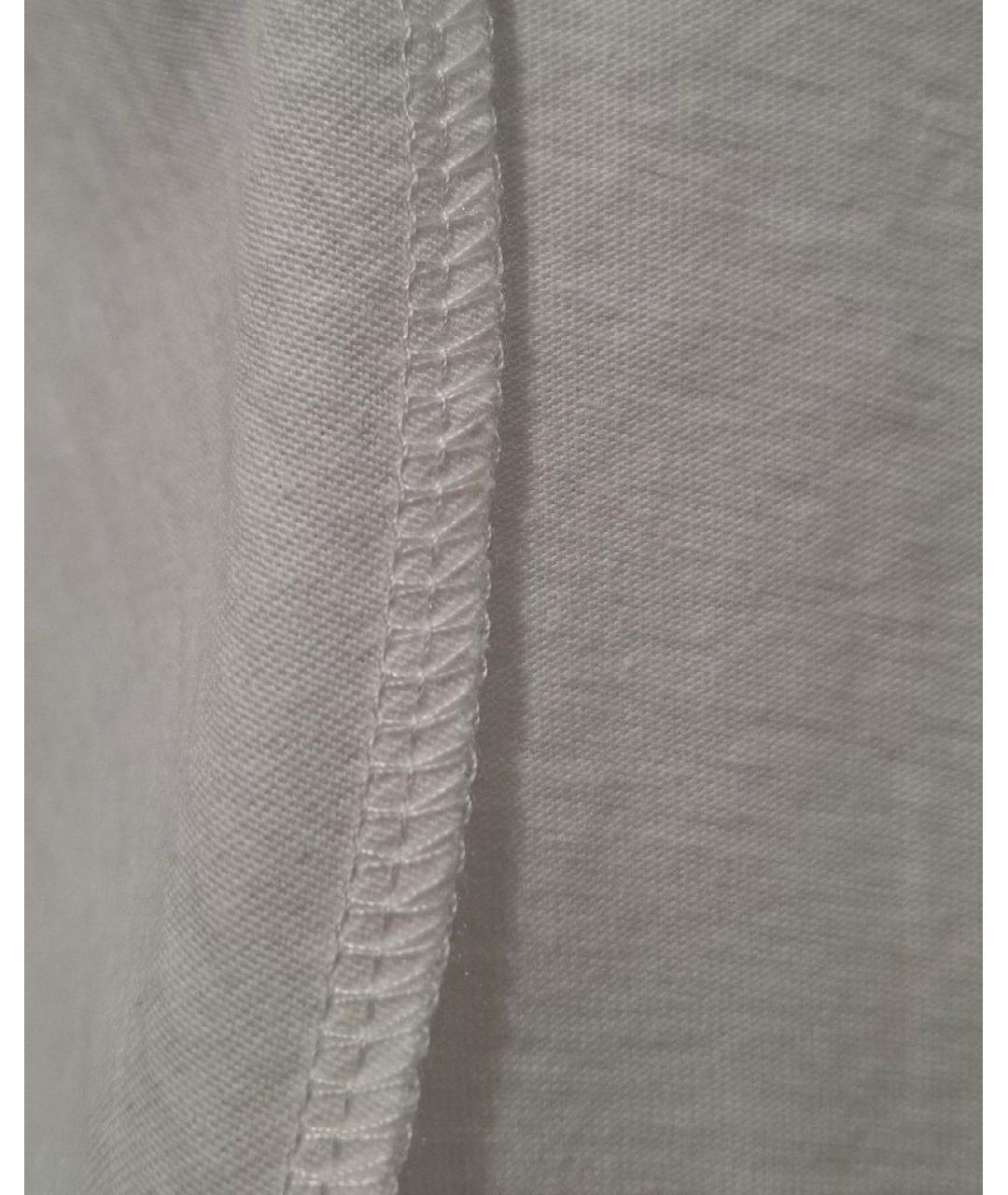 BALMAIN Белая хлопковая футболка, фото 4