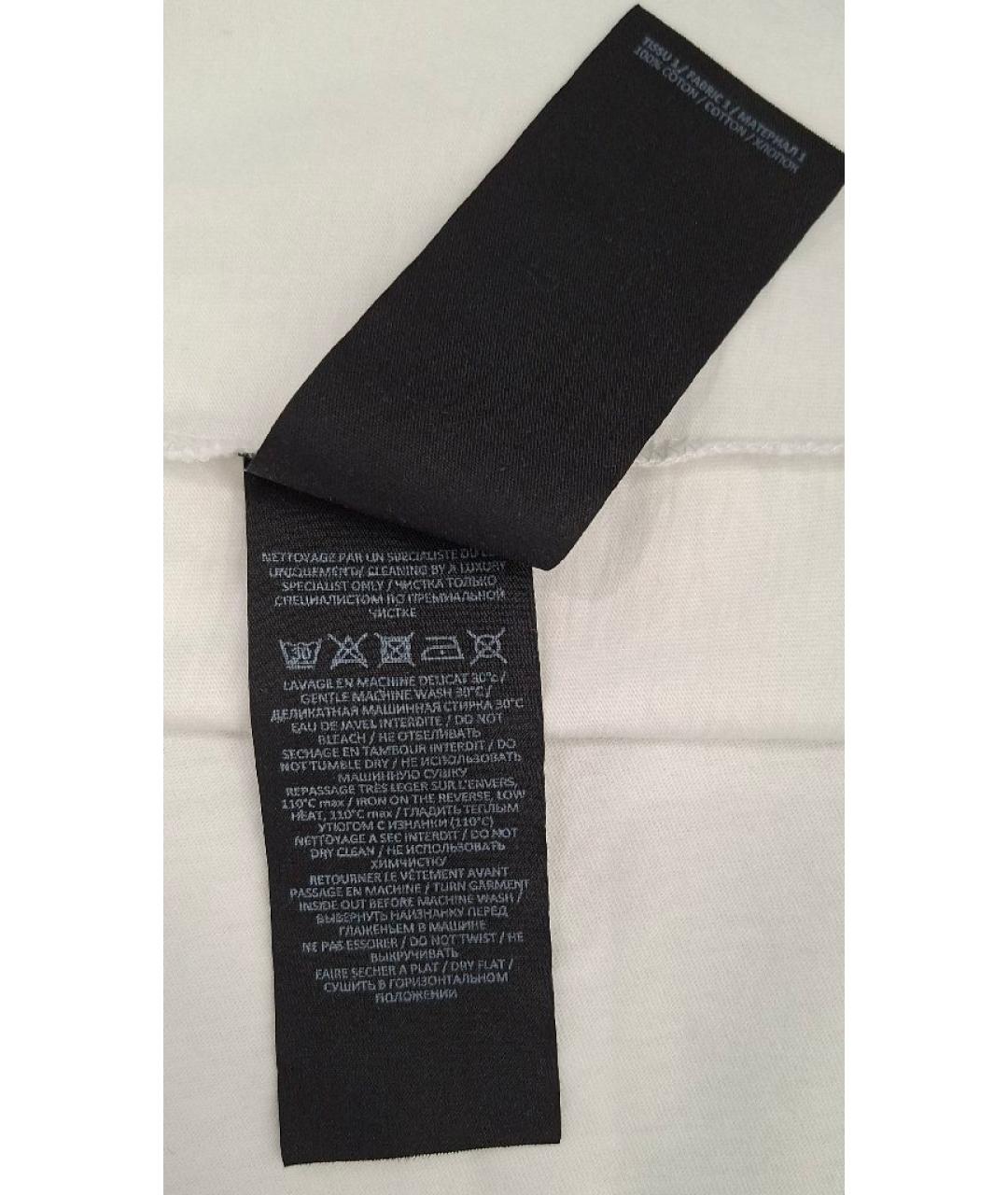 BALMAIN Белая хлопковая футболка, фото 6