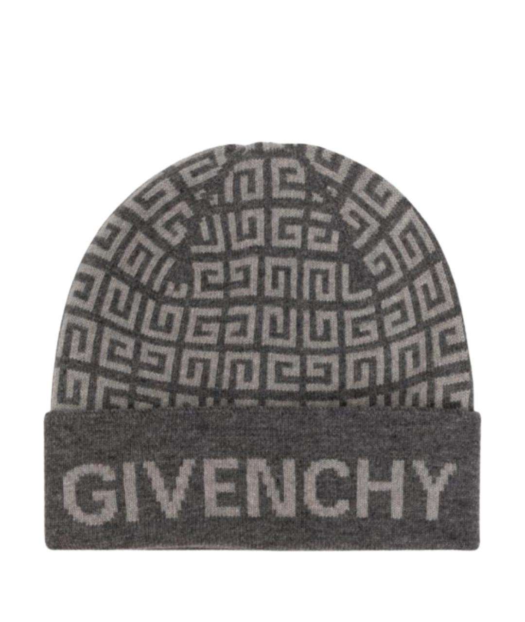 GIVENCHY Серая шерстяная шапка, фото 1