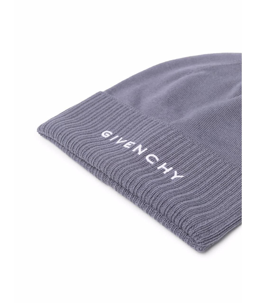 GIVENCHY Серая шерстяная шапка, фото 2