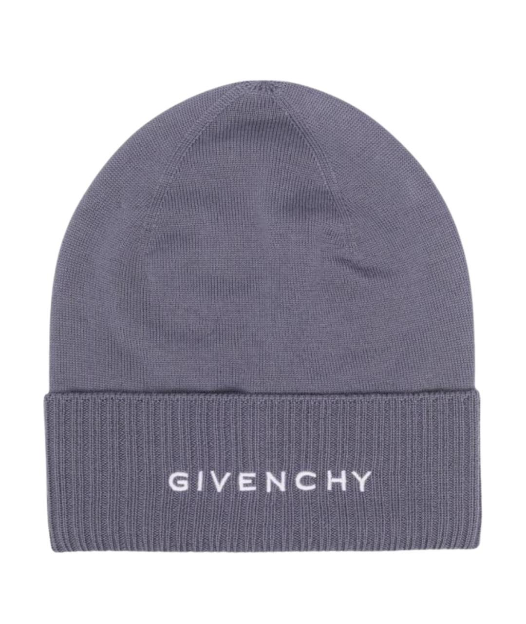 GIVENCHY Серая шерстяная шапка, фото 1