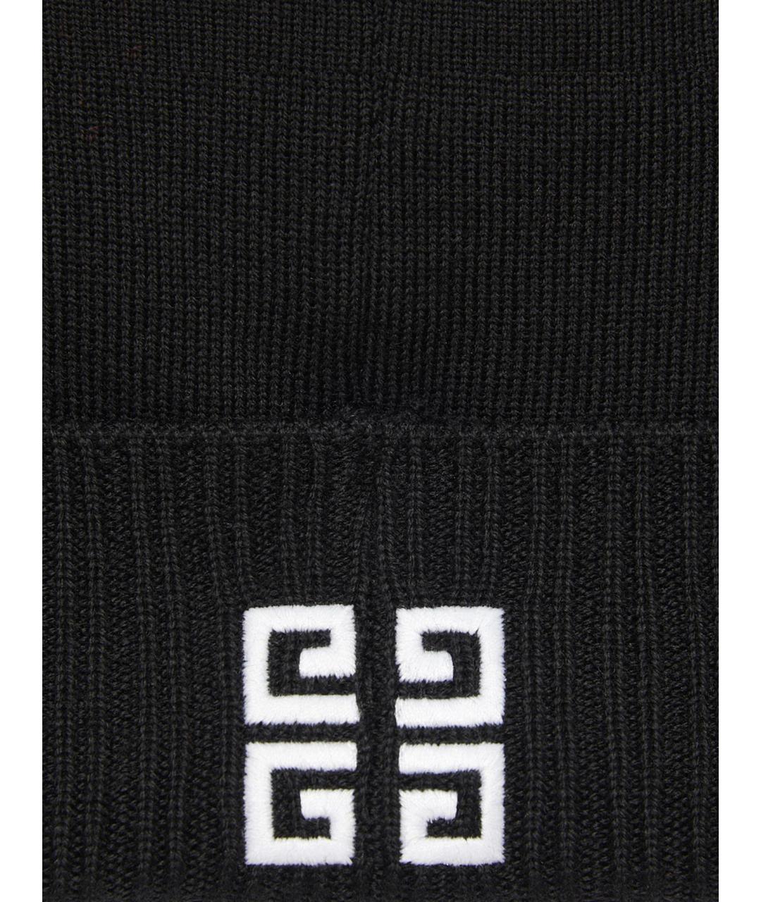 GIVENCHY Черная шерстяная шапка, фото 3