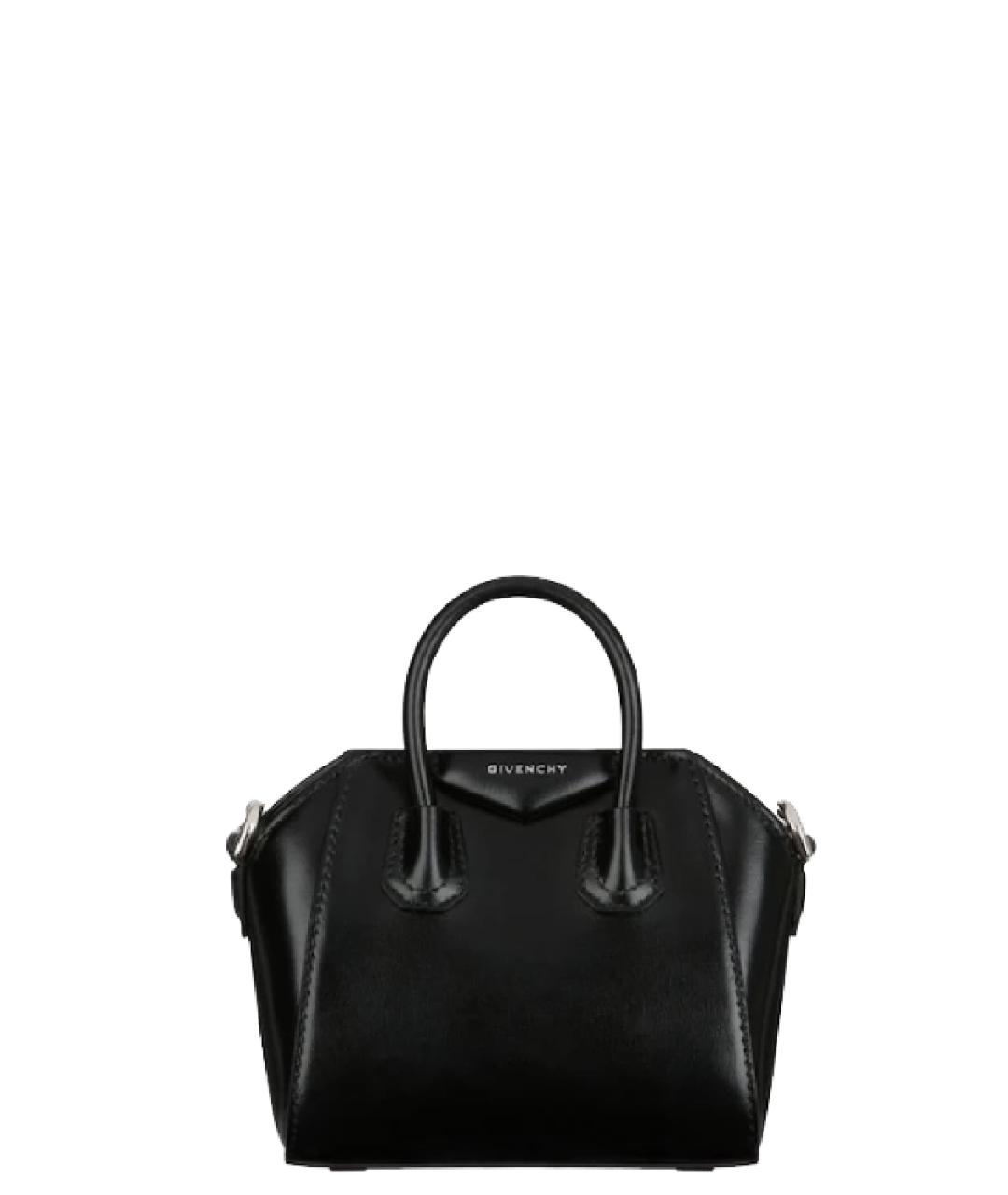 GIVENCHY Черная кожаная сумка через плечо, фото 4