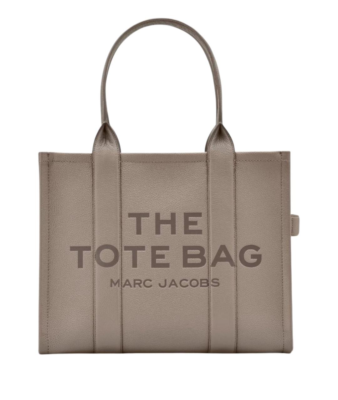 MARC JACOBS Серая кожаная сумка тоут, фото 1