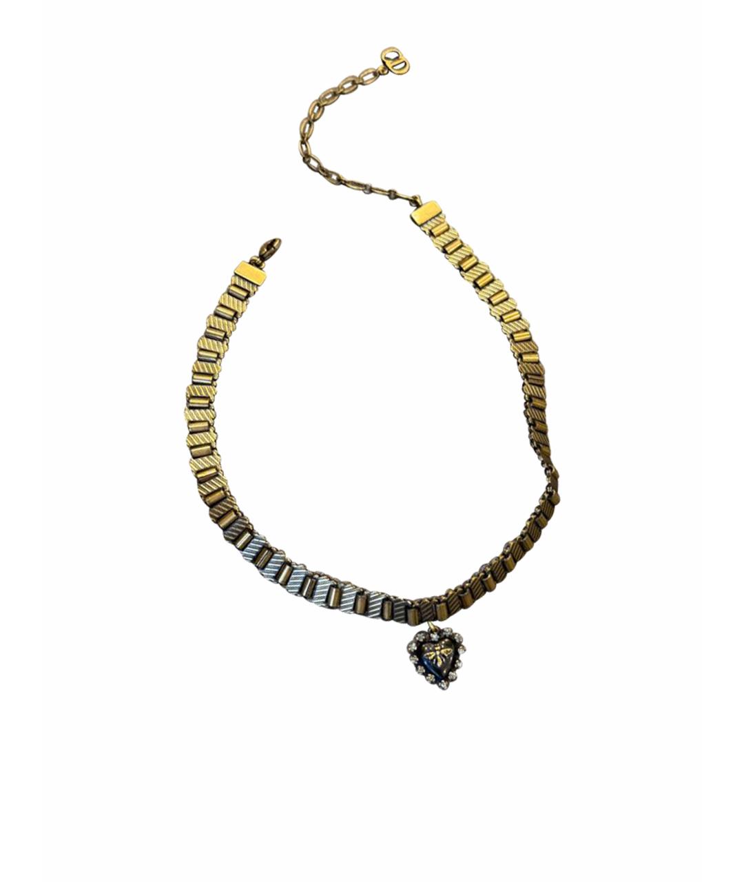 CHRISTIAN DIOR Золотой чокер, фото 1