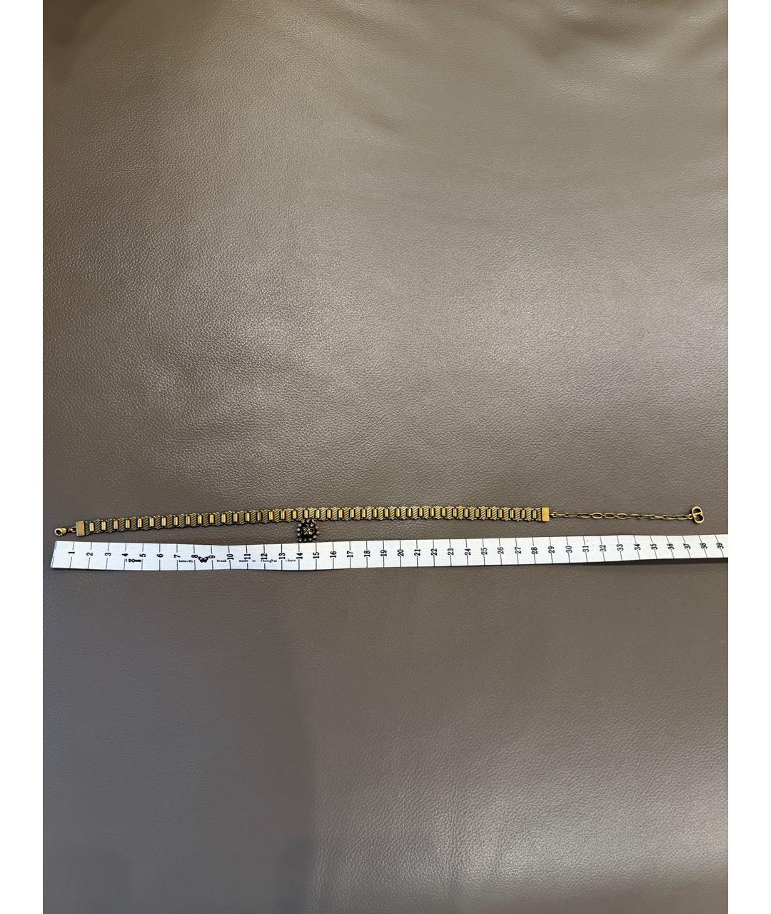 CHRISTIAN DIOR Золотой чокер, фото 5