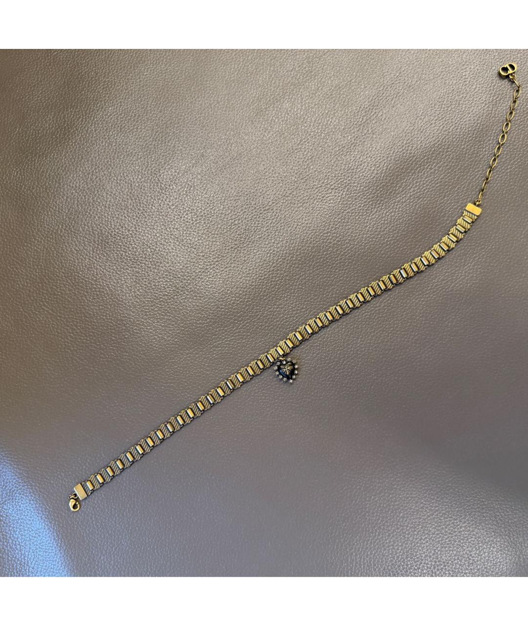 CHRISTIAN DIOR Золотой чокер, фото 2