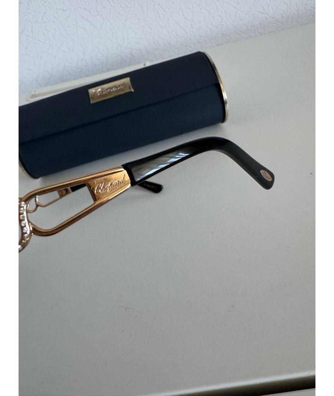 CHOPARD Черные пластиковые солнцезащитные очки, фото 8