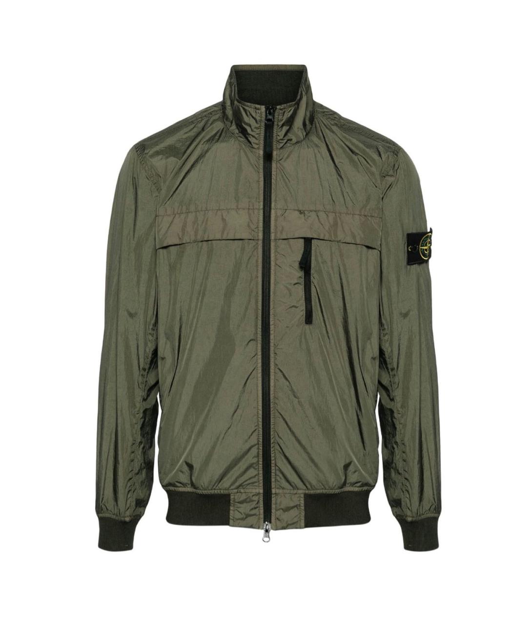 STONE ISLAND Хаки полиамидовая куртка, фото 7