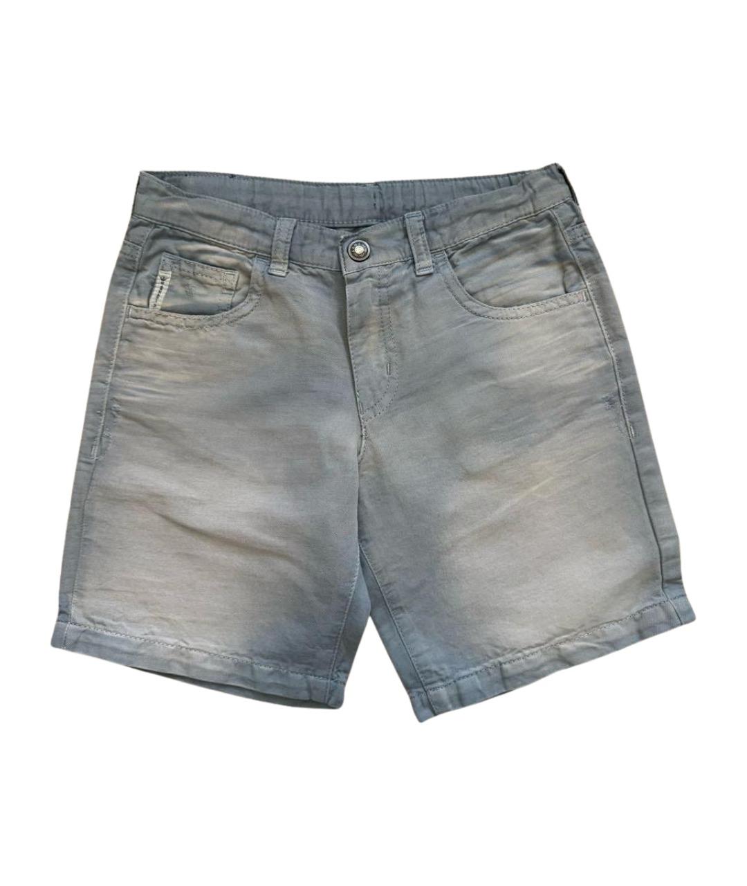ARMANI JEANS Голубые хлопковые детские шорты, фото 1