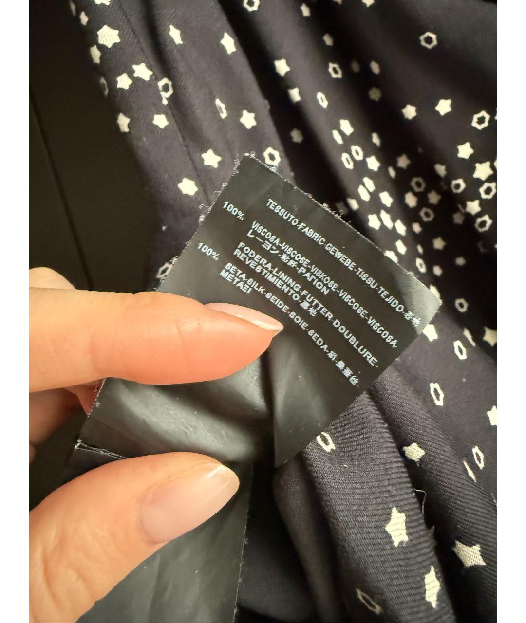 SAINT LAURENT Черное вискозное повседневное платье, фото 4