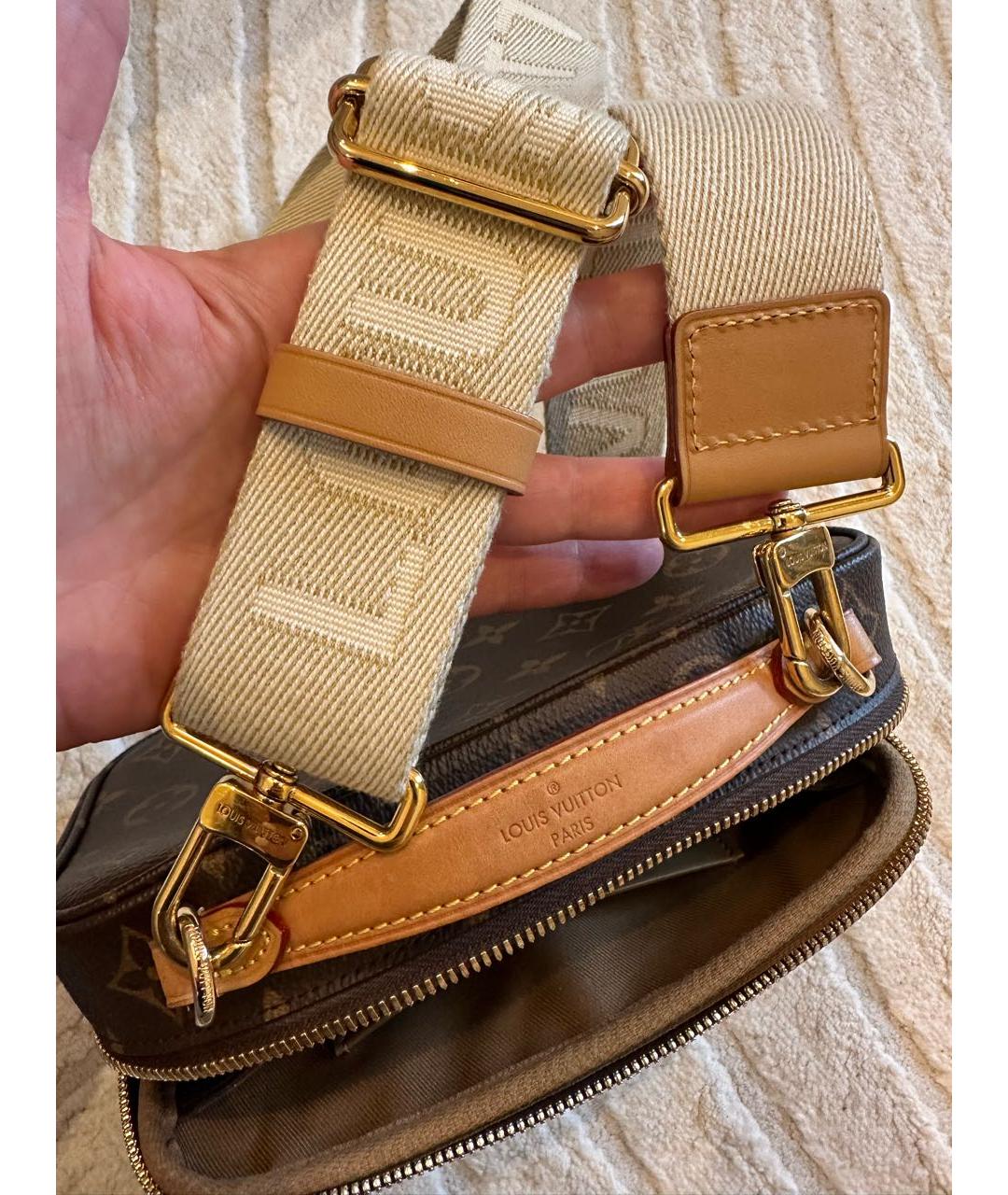 LOUIS VUITTON Коричневая сумка через плечо, фото 7