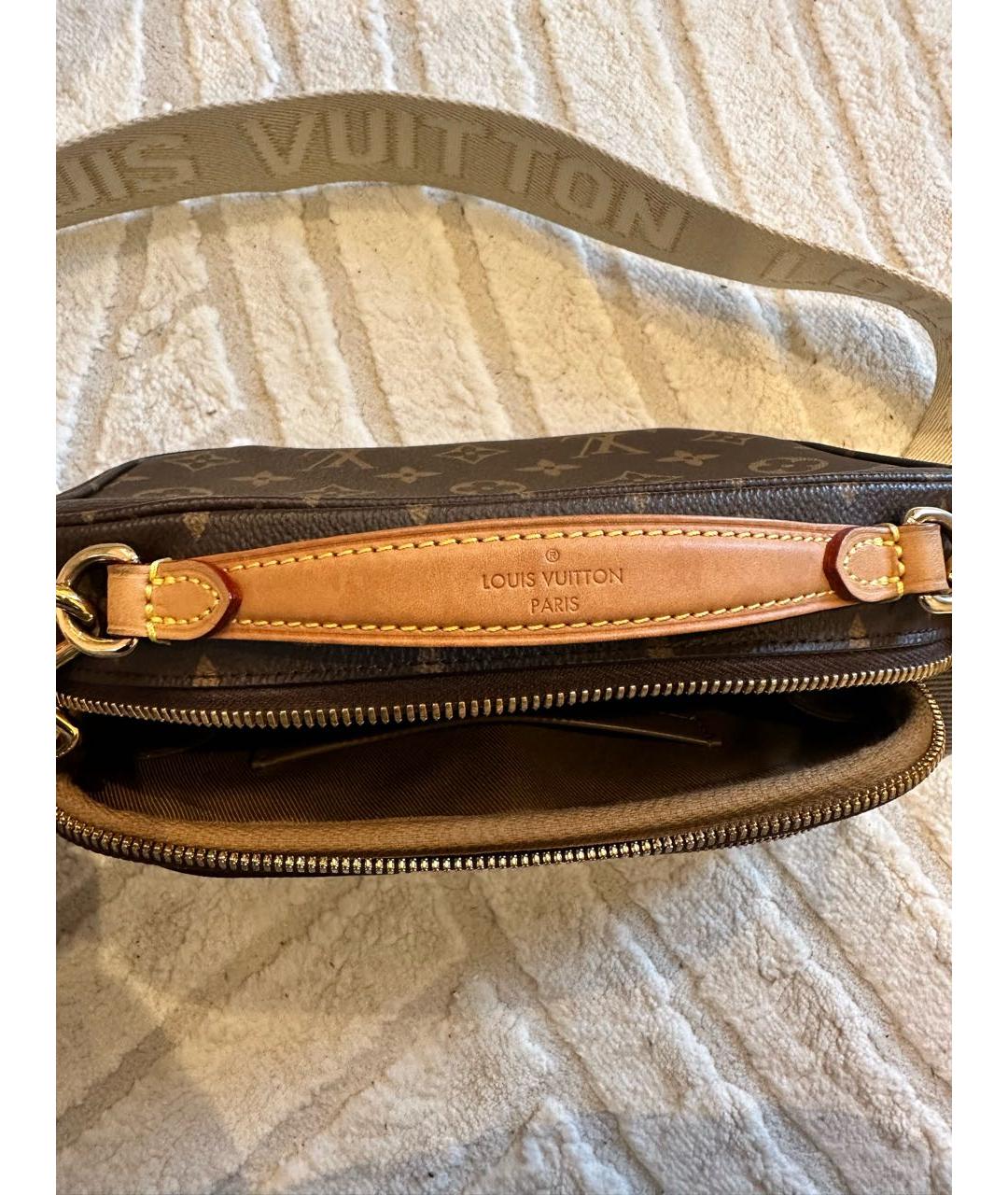 LOUIS VUITTON Коричневая сумка через плечо, фото 6