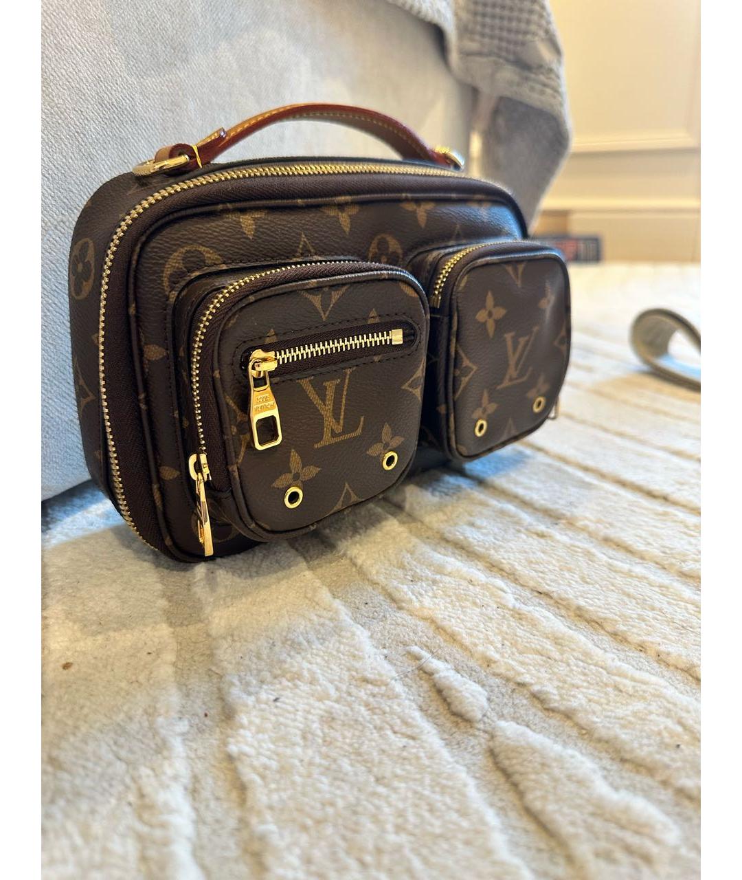 LOUIS VUITTON Коричневая сумка через плечо, фото 2