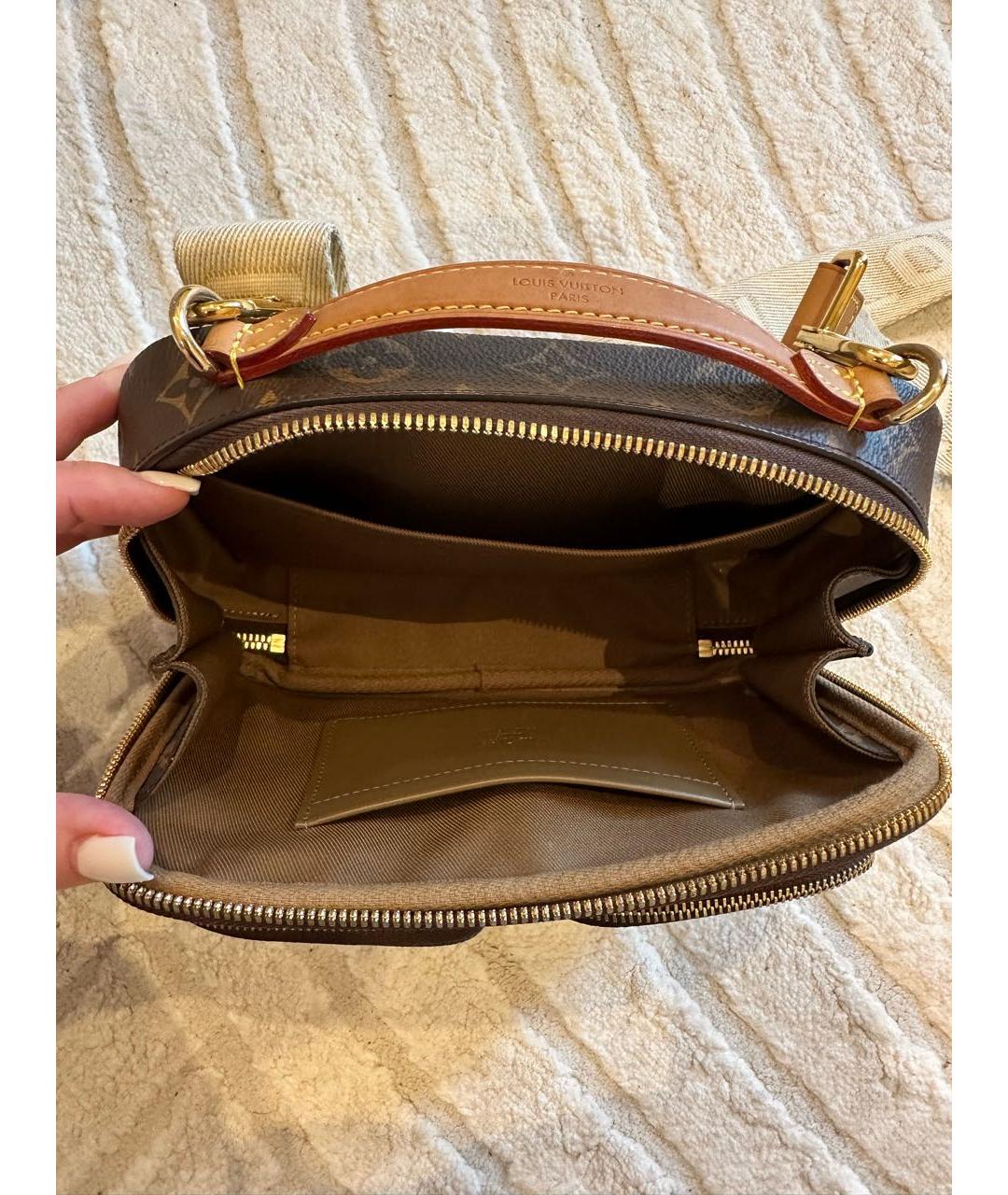 LOUIS VUITTON Коричневая сумка через плечо, фото 4