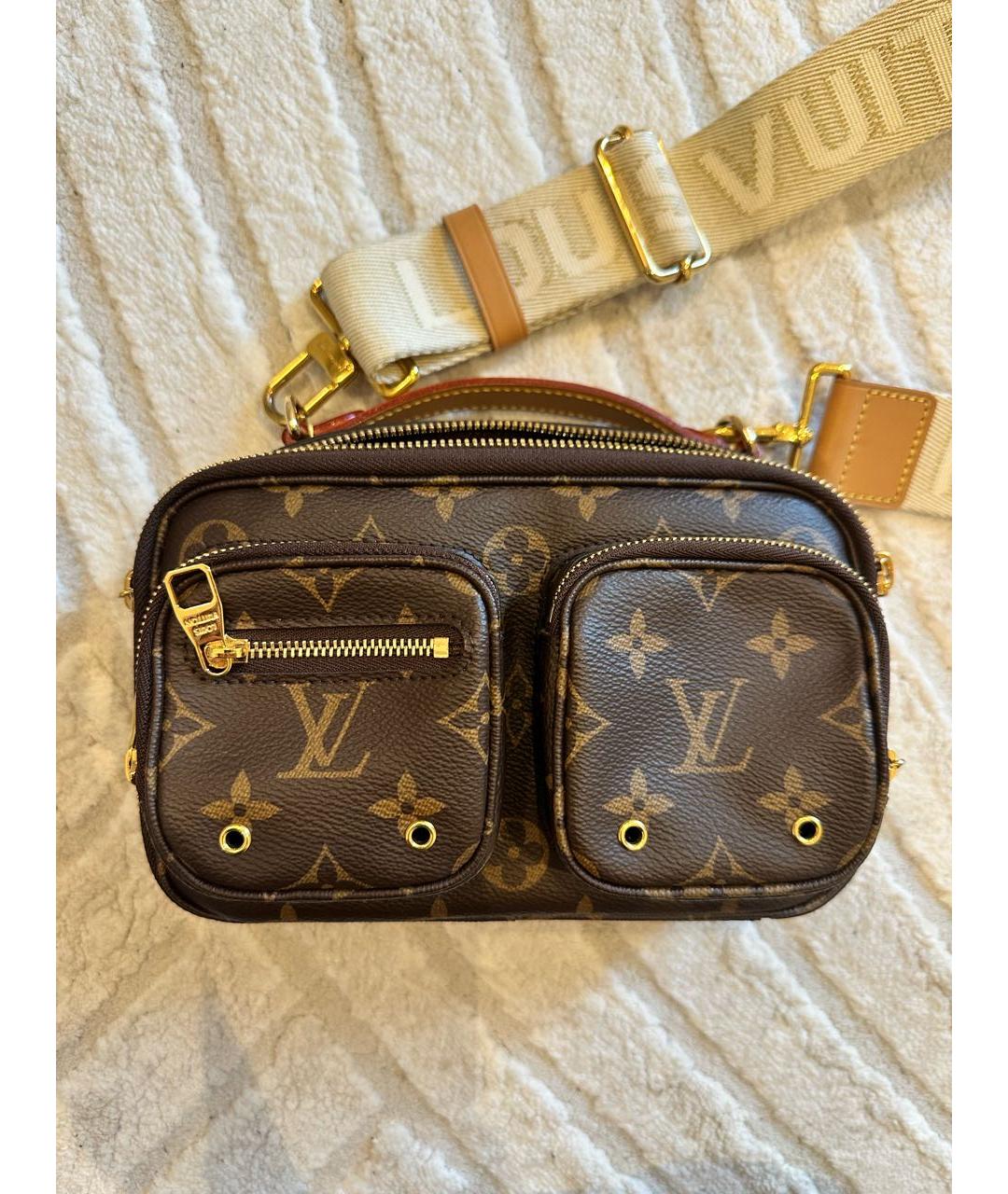 LOUIS VUITTON Коричневая сумка через плечо, фото 9