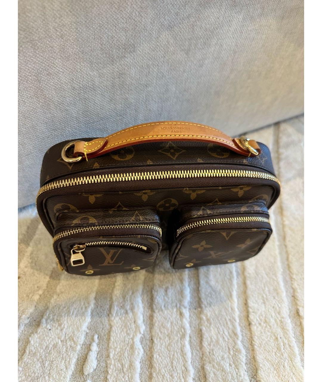 LOUIS VUITTON Коричневая сумка через плечо, фото 8