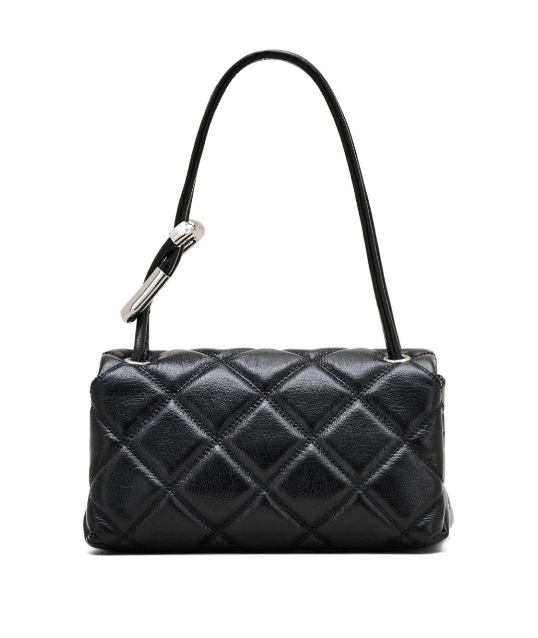 MARC JACOBS Черная кожаная сумка с короткими ручками, фото 3