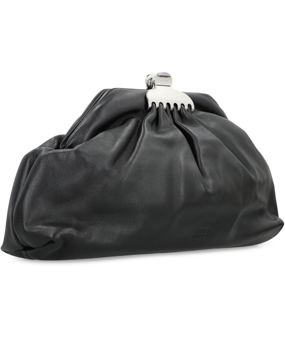 MARC JACOBS Черная кожаная сумка с короткими ручками, фото 4