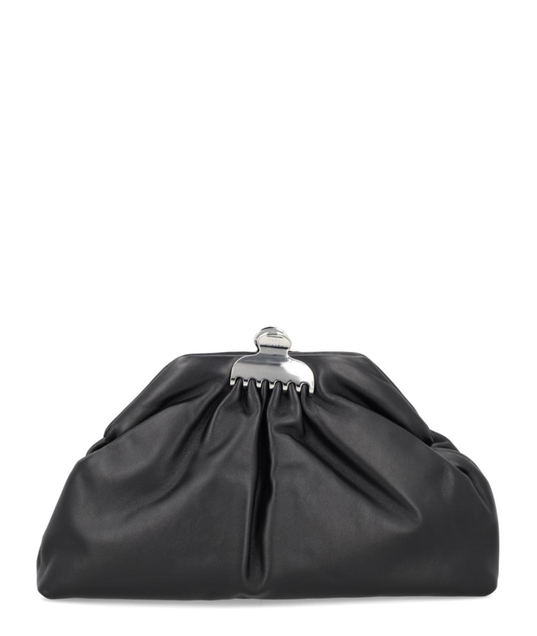 MARC JACOBS Черная кожаная сумка с короткими ручками, фото 3