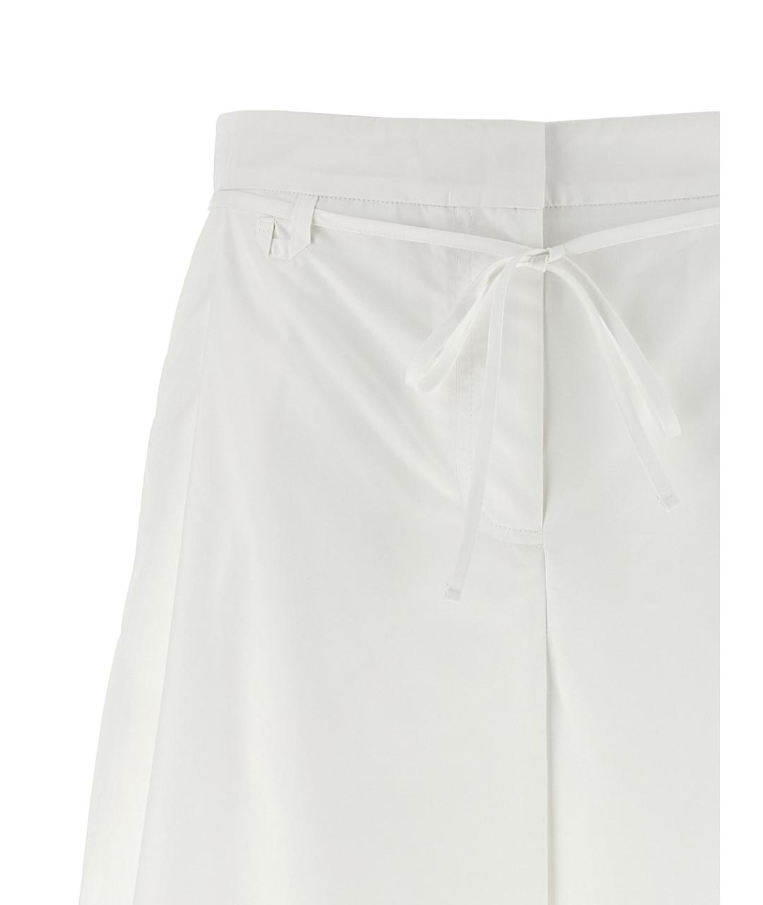 JACQUEMUS Белые хлопковые шорты, фото 4